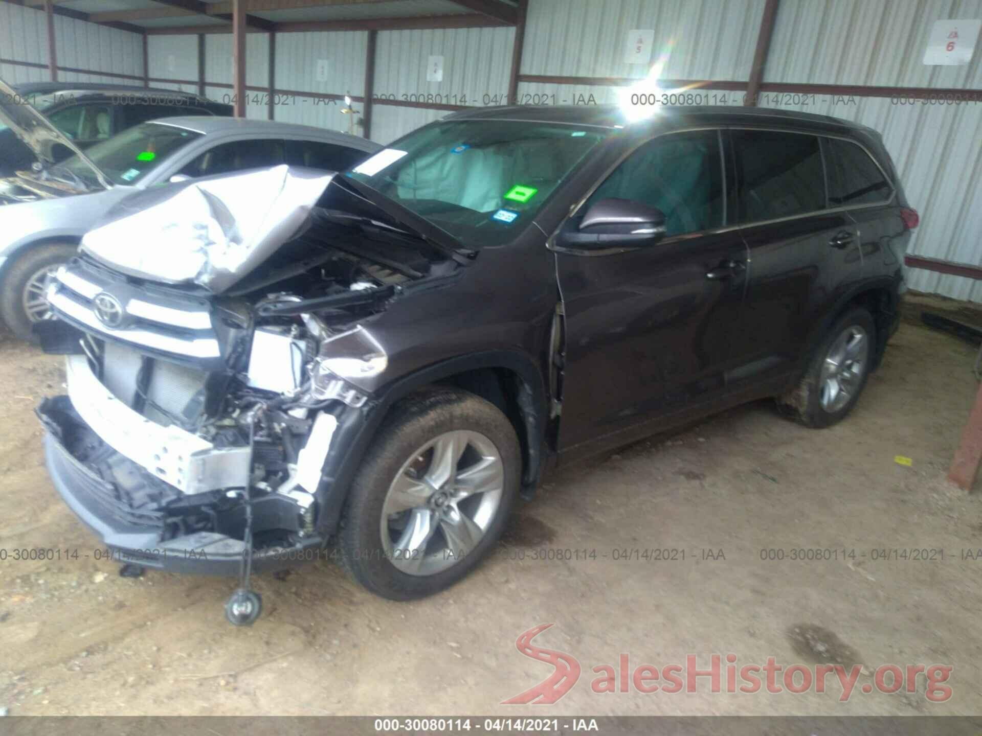 5TDDZRFH3KS942925 2019 TOYOTA HIGHLANDER