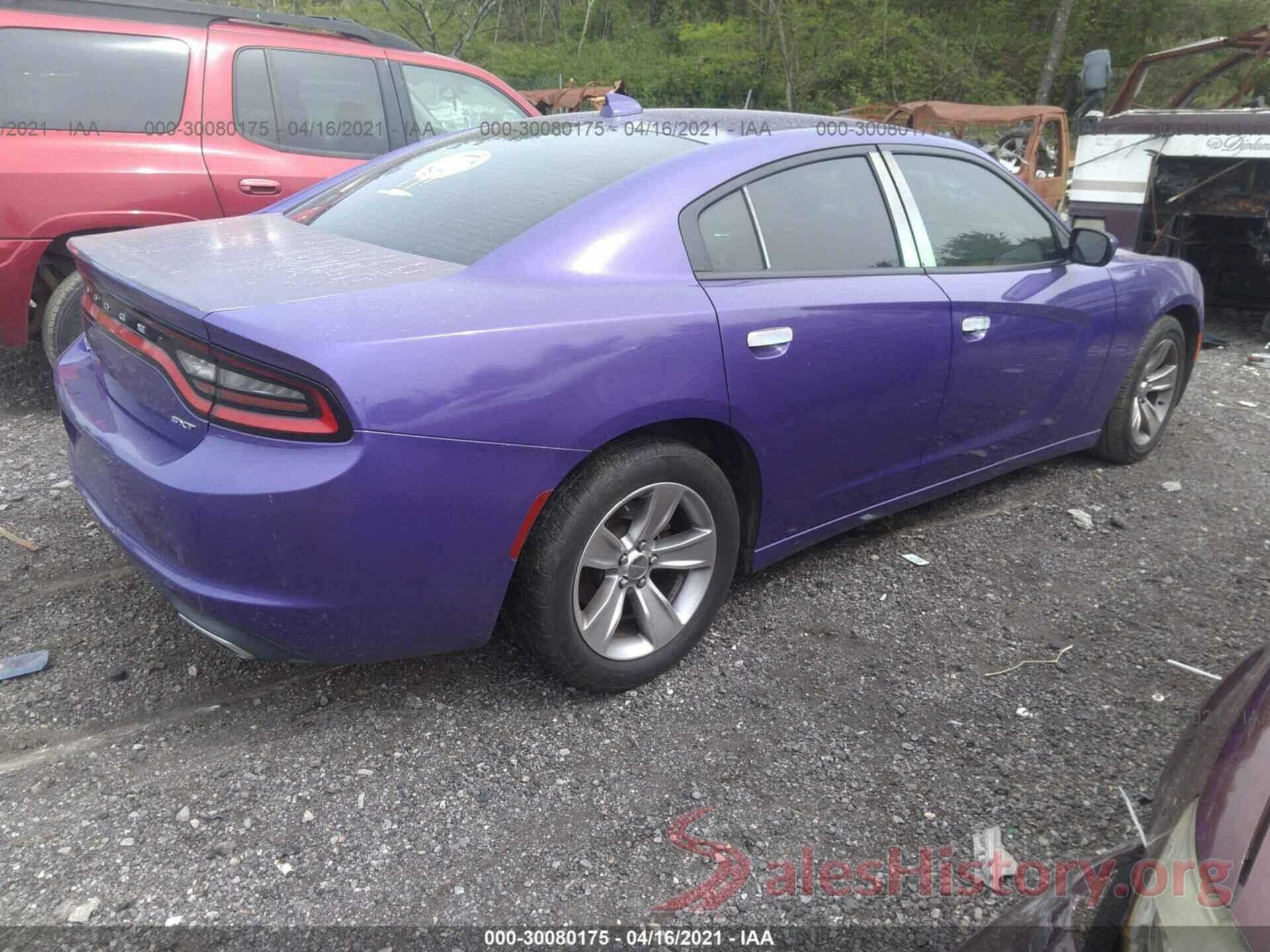 2C3CDXHGXGH125996 2016 DODGE CHARGER