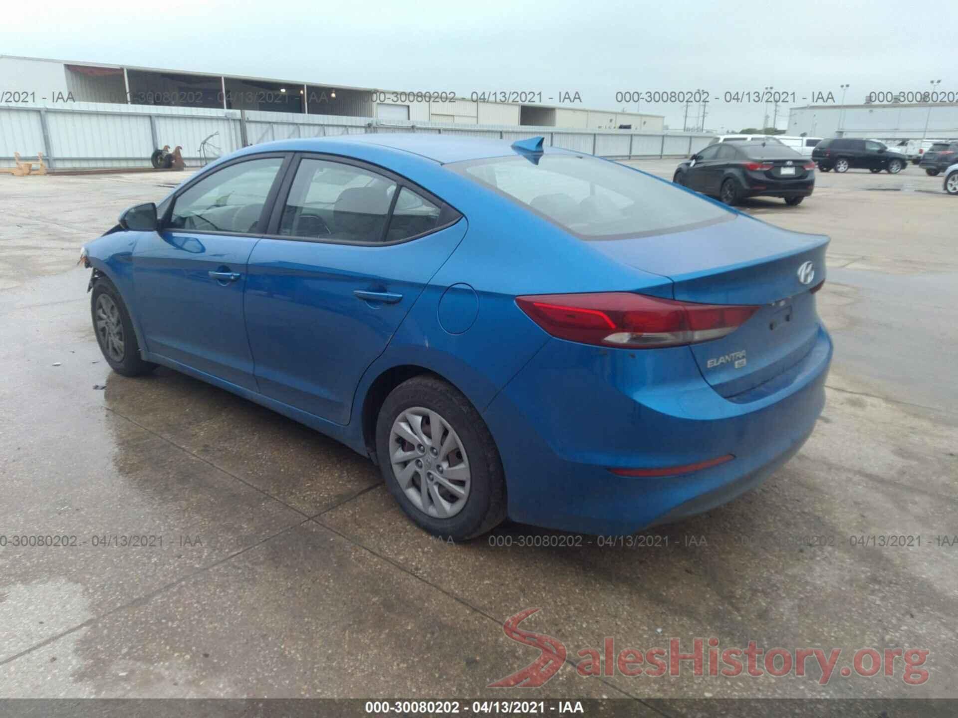 5NPD74LFXHH160843 2017 HYUNDAI ELANTRA