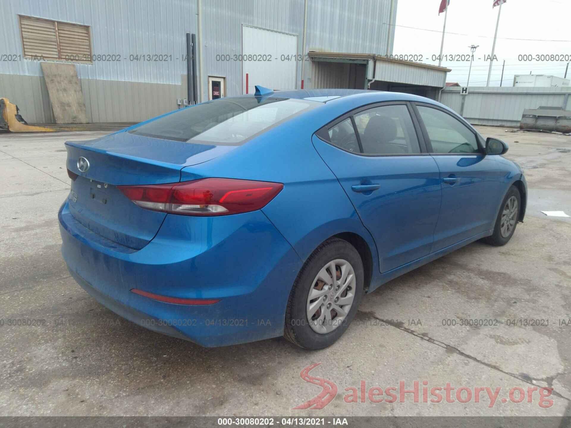 5NPD74LFXHH160843 2017 HYUNDAI ELANTRA