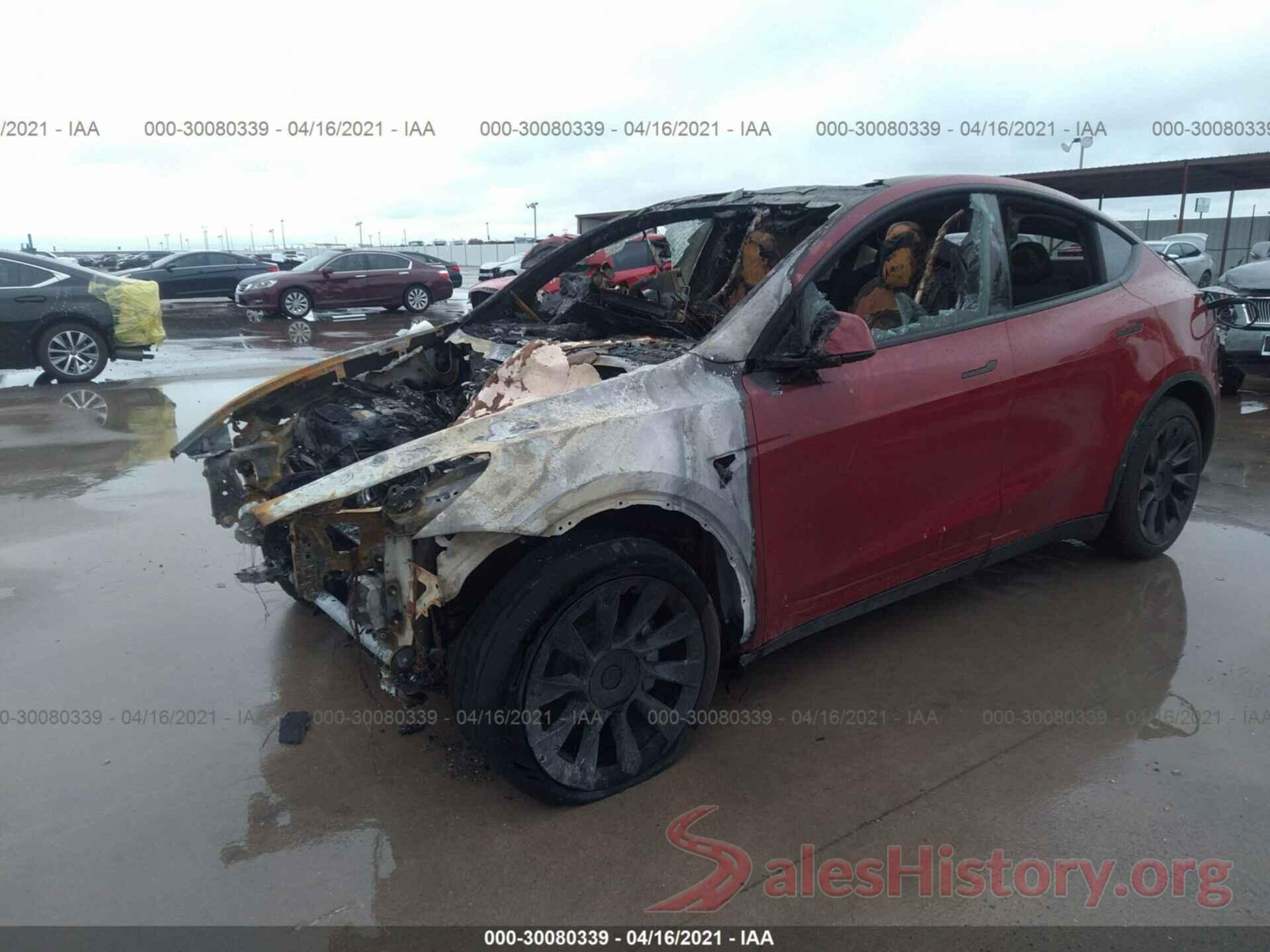 5YJYGDEE4MF108073 2021 TESLA MODEL Y