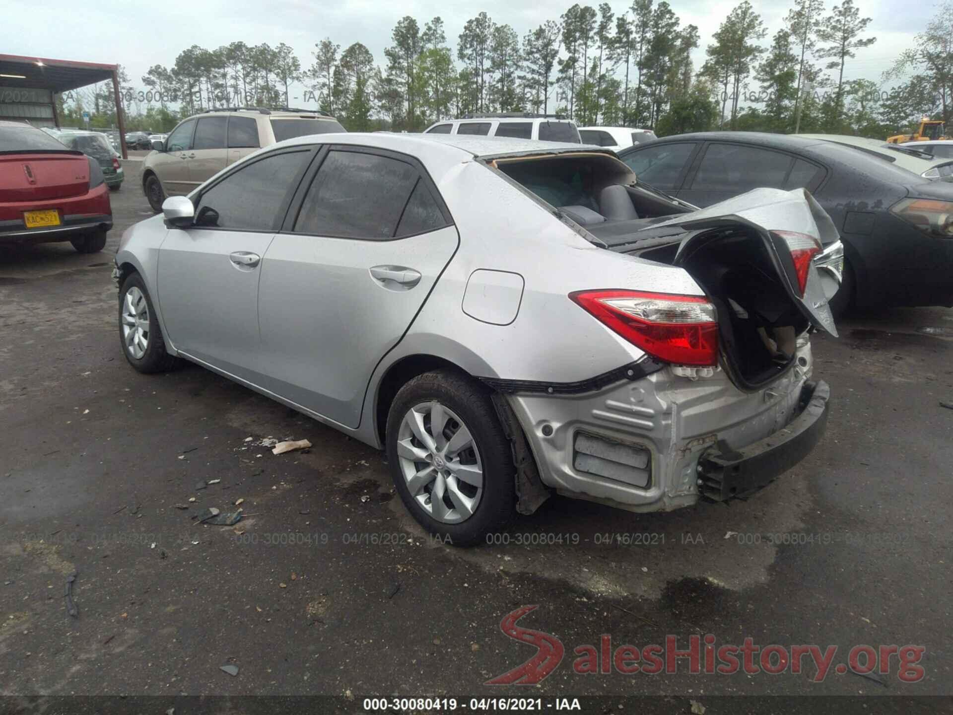 5YFBURHE8GP523168 2016 TOYOTA COROLLA