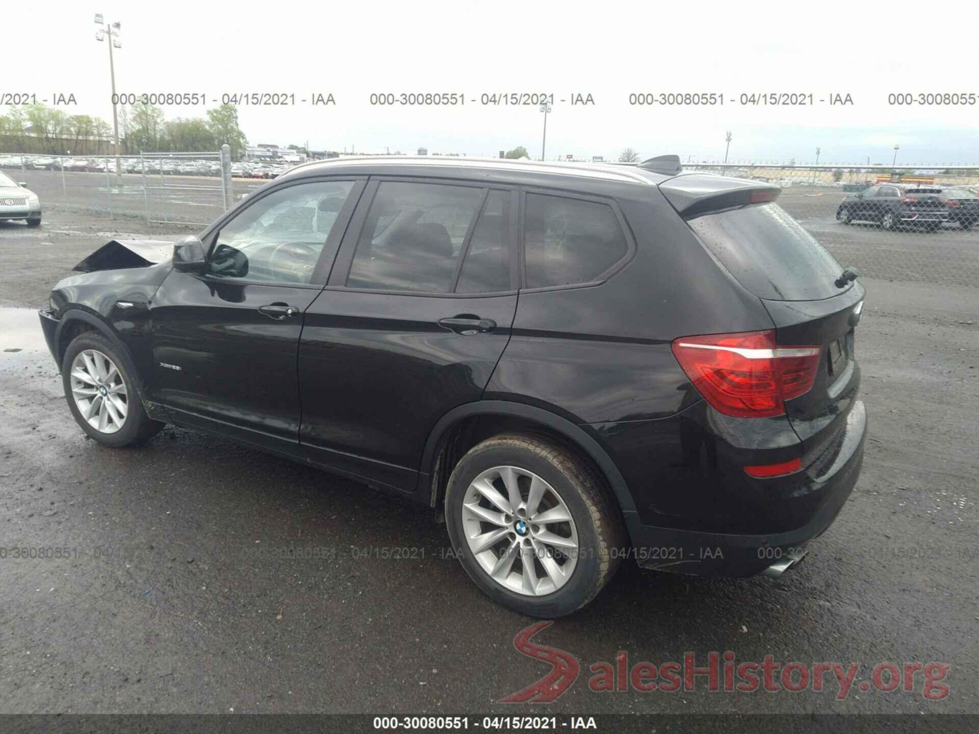 5UXWX9C58G0D94800 2016 BMW X3