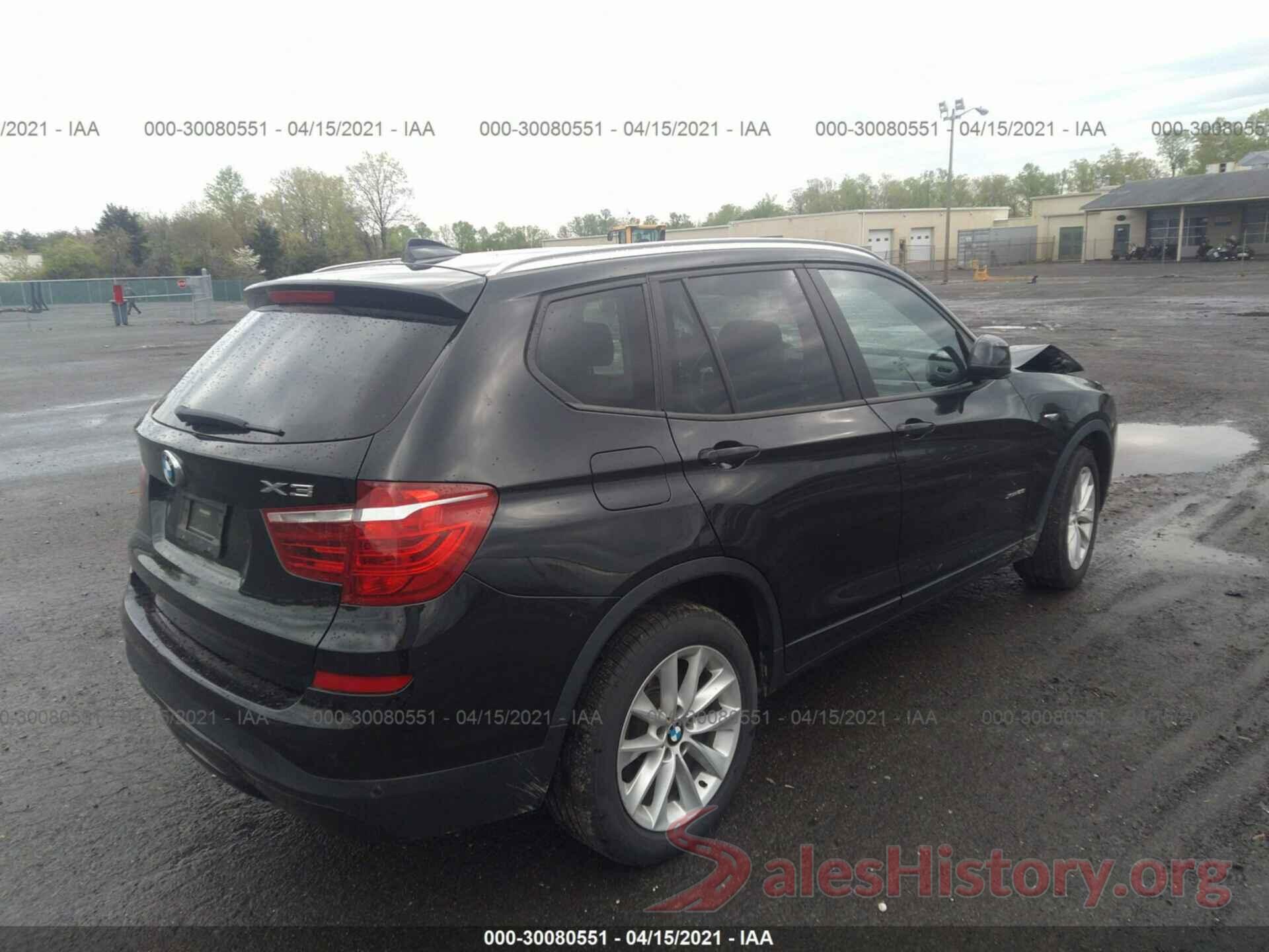 5UXWX9C58G0D94800 2016 BMW X3