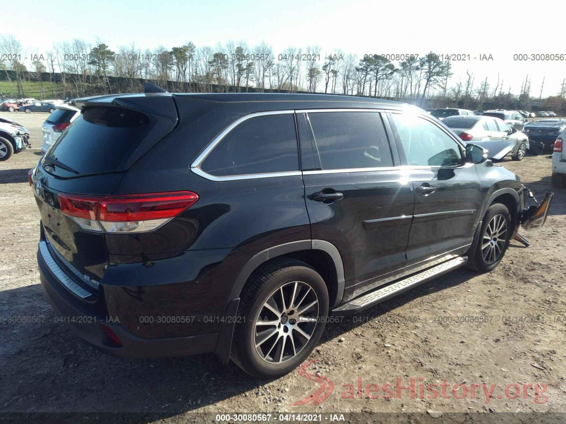 5TDJZRFH0JS546632 2018 TOYOTA HIGHLANDER