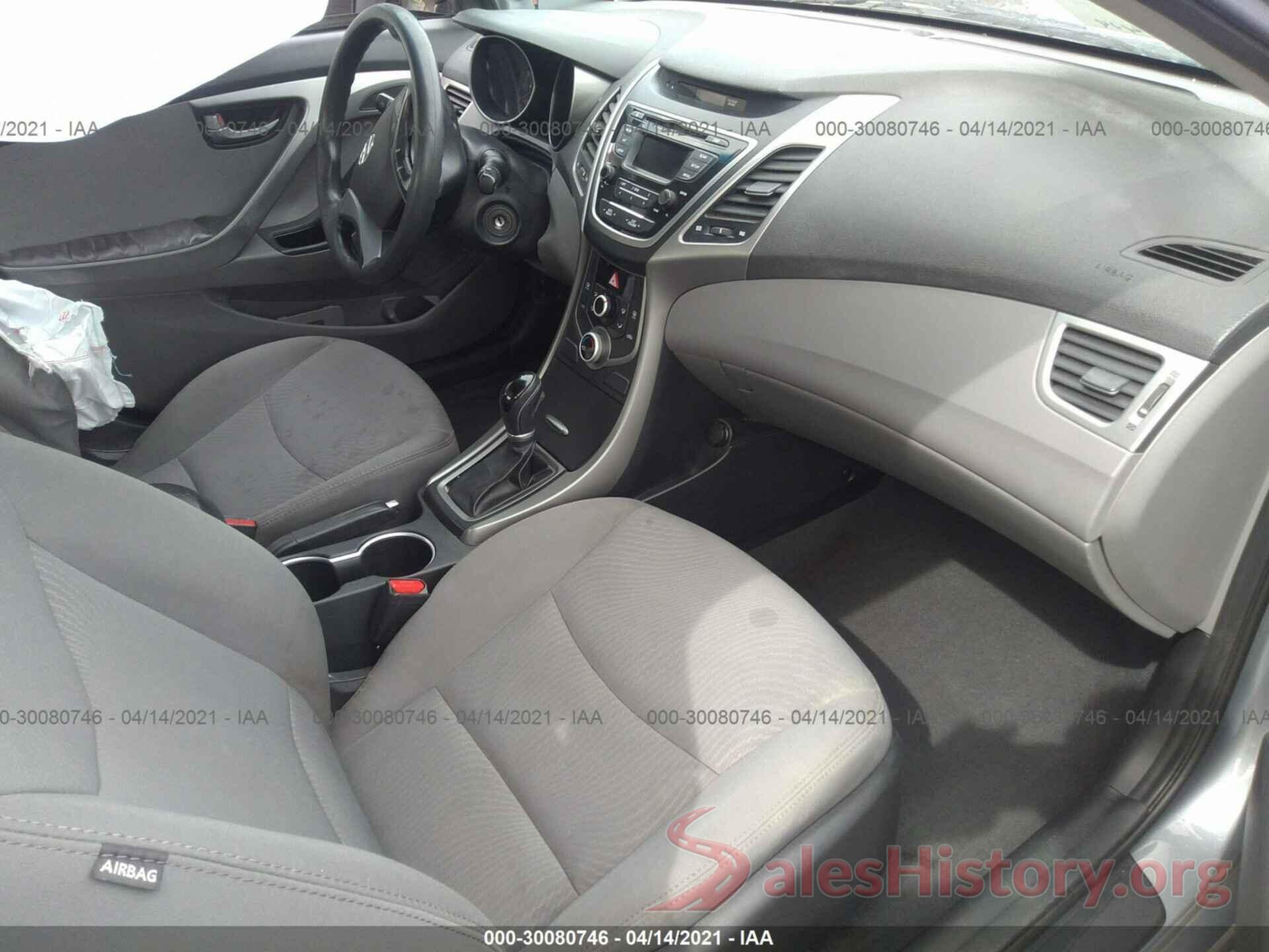 5NPDH4AE5GH754844 2016 HYUNDAI ELANTRA