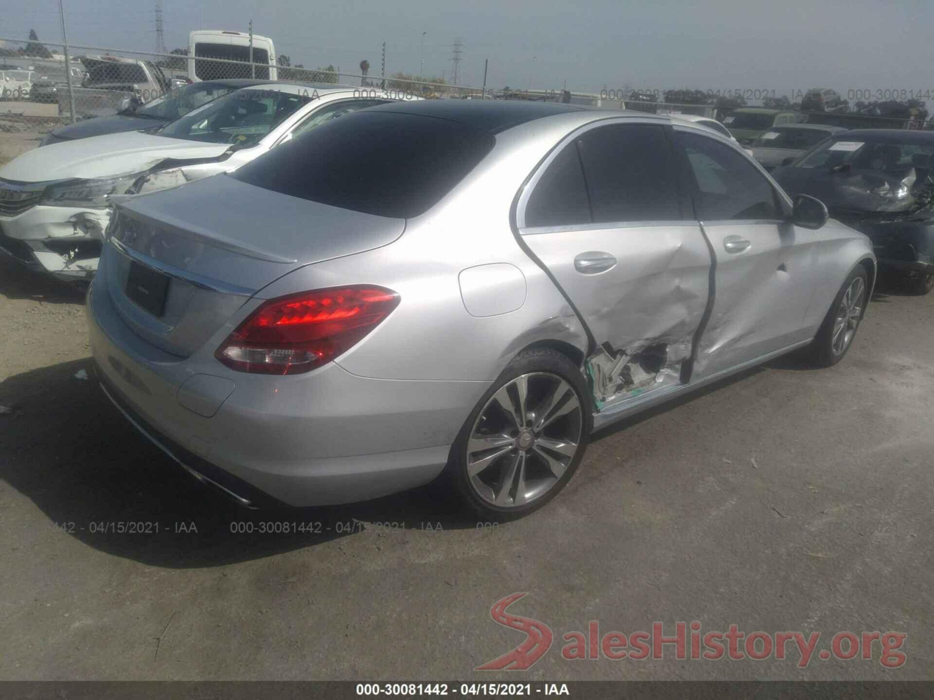 55SWF4HB9GU158708 2016 MERCEDES-BENZ C-CLASS