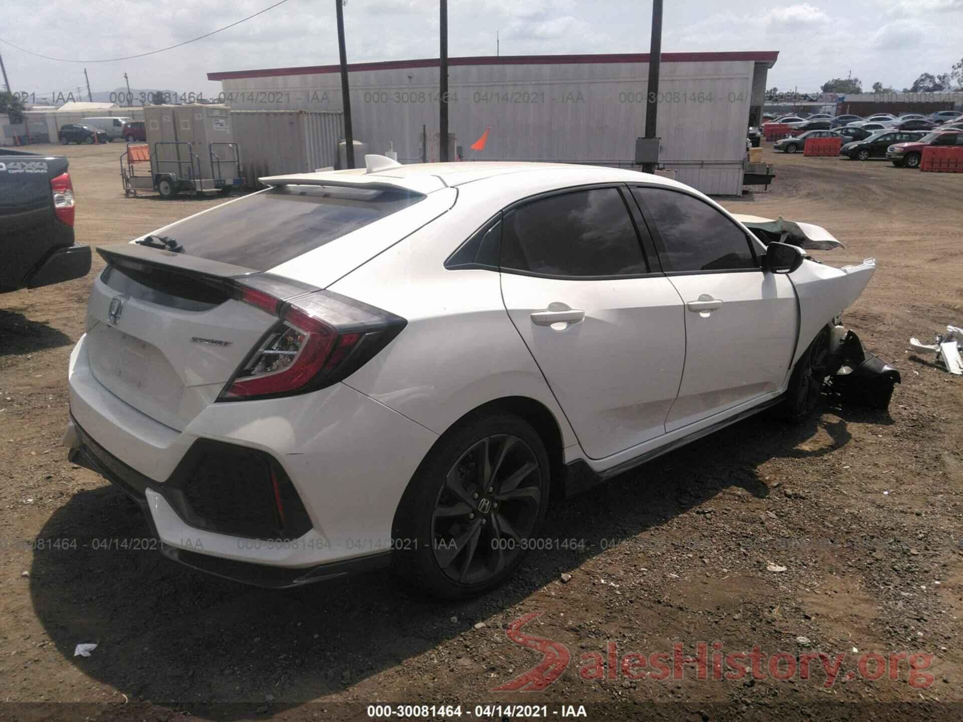 SHHFK7H45HU430400 2017 HONDA CIVIC HATCHBACK