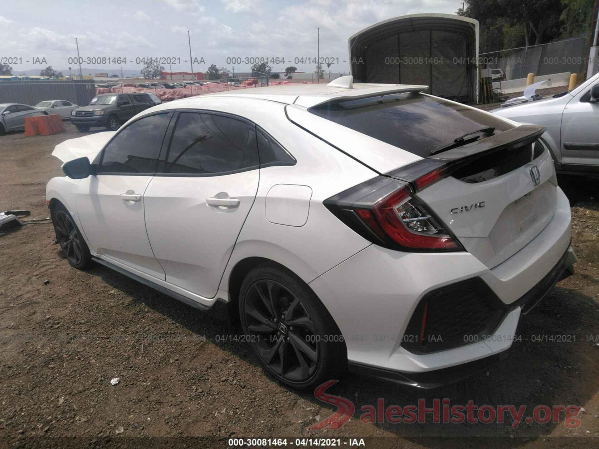 SHHFK7H45HU430400 2017 HONDA CIVIC HATCHBACK