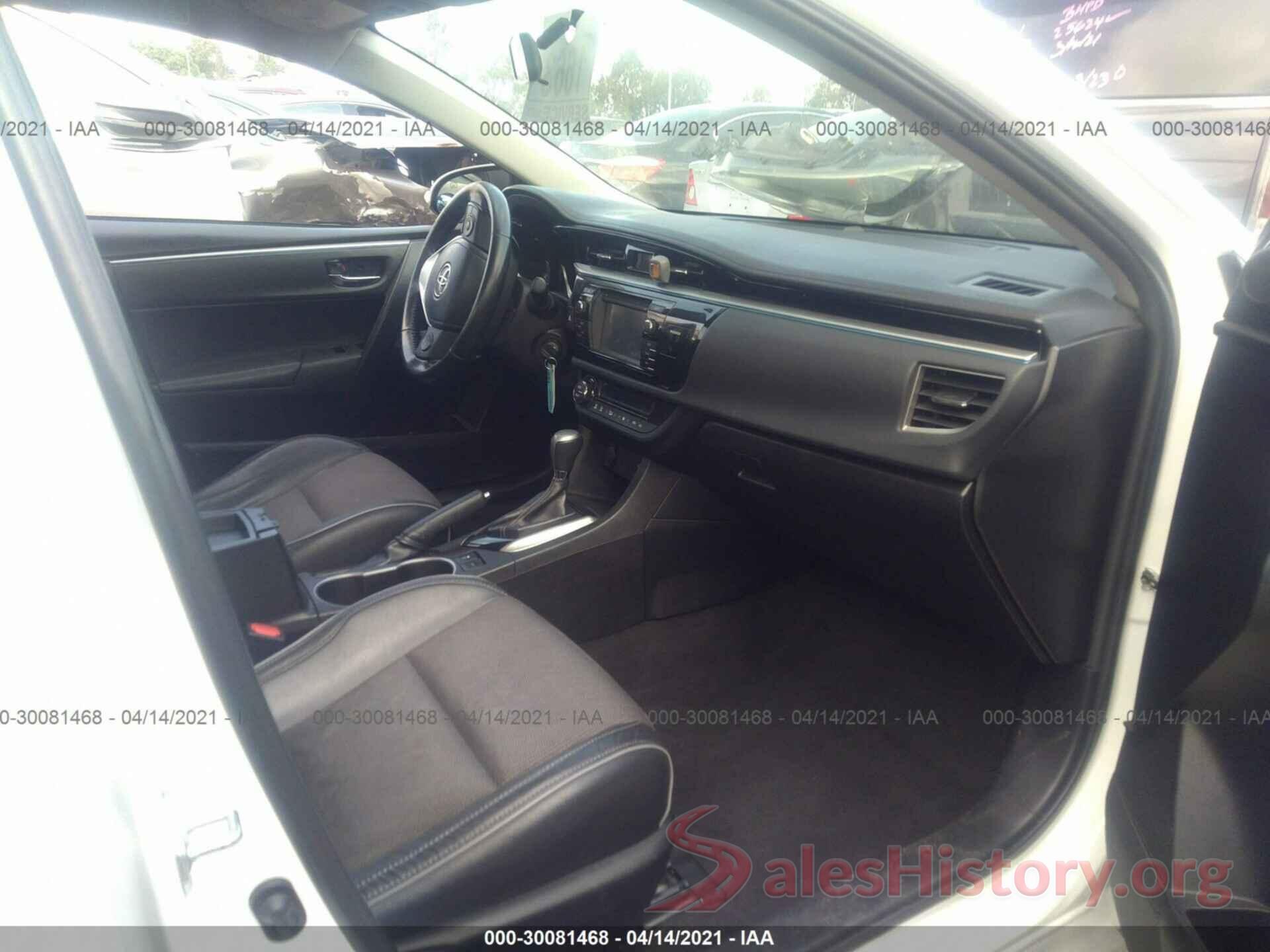 5YFBURHE6GP437700 2016 TOYOTA COROLLA