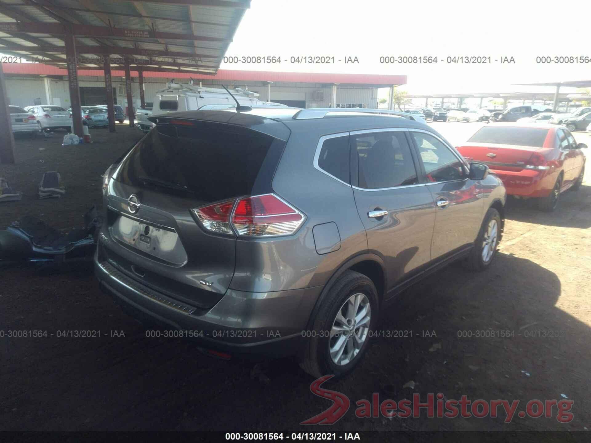 KNMAT2MT5GP681592 2016 NISSAN ROGUE