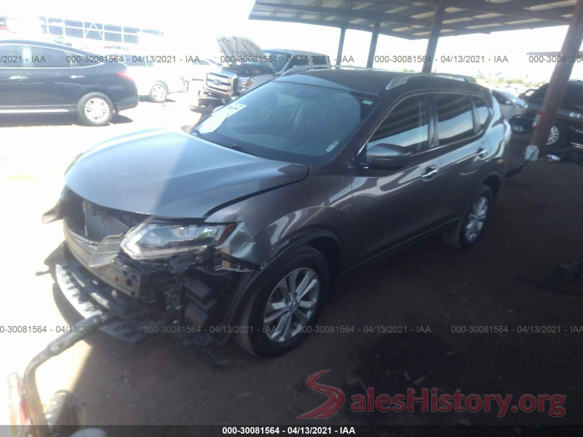 KNMAT2MT5GP681592 2016 NISSAN ROGUE