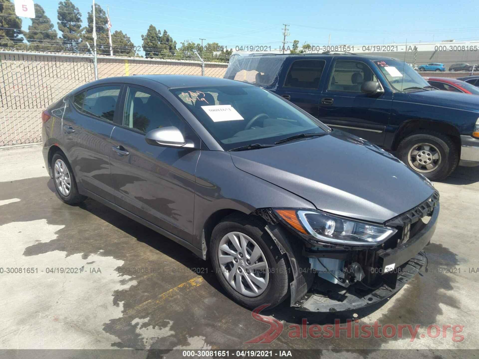 5NPD74LF9JH382845 2018 HYUNDAI ELANTRA