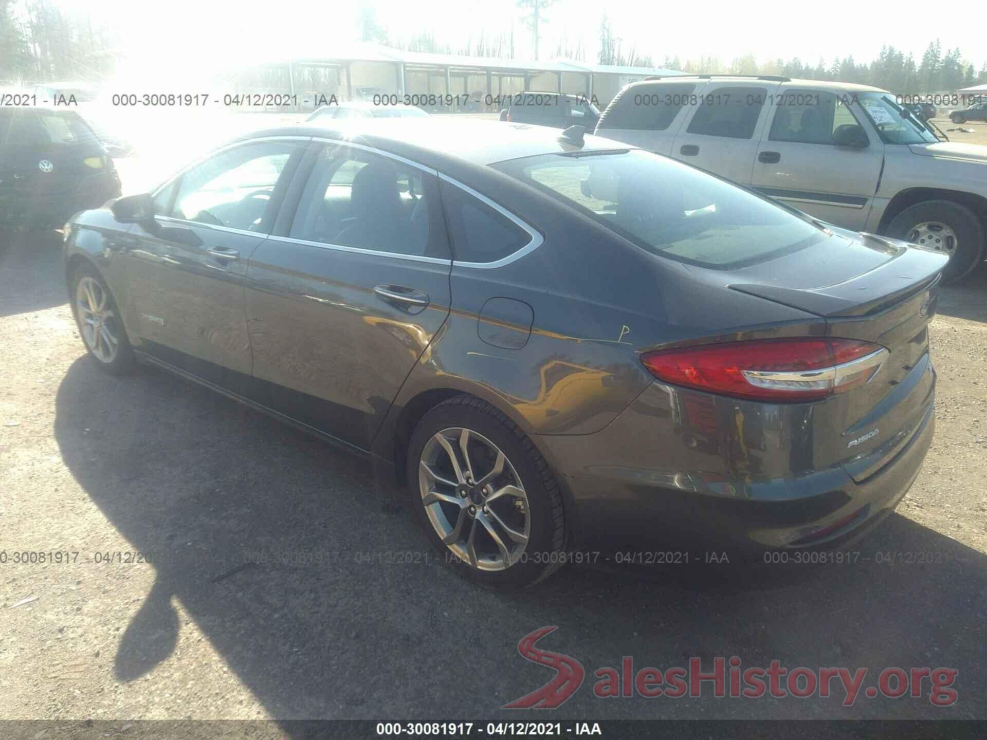 3FA6P0RU9KR243858 2019 FORD FUSION HYBRID