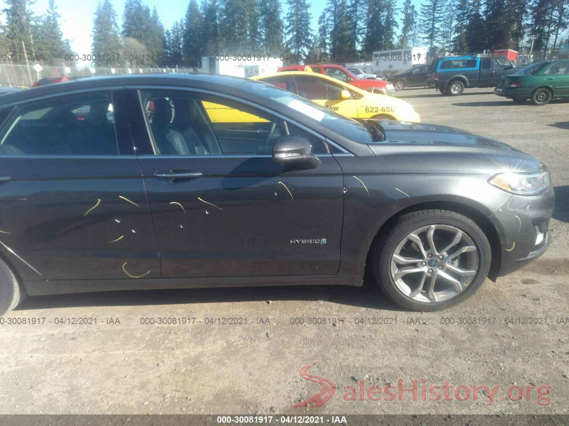 3FA6P0RU9KR243858 2019 FORD FUSION HYBRID