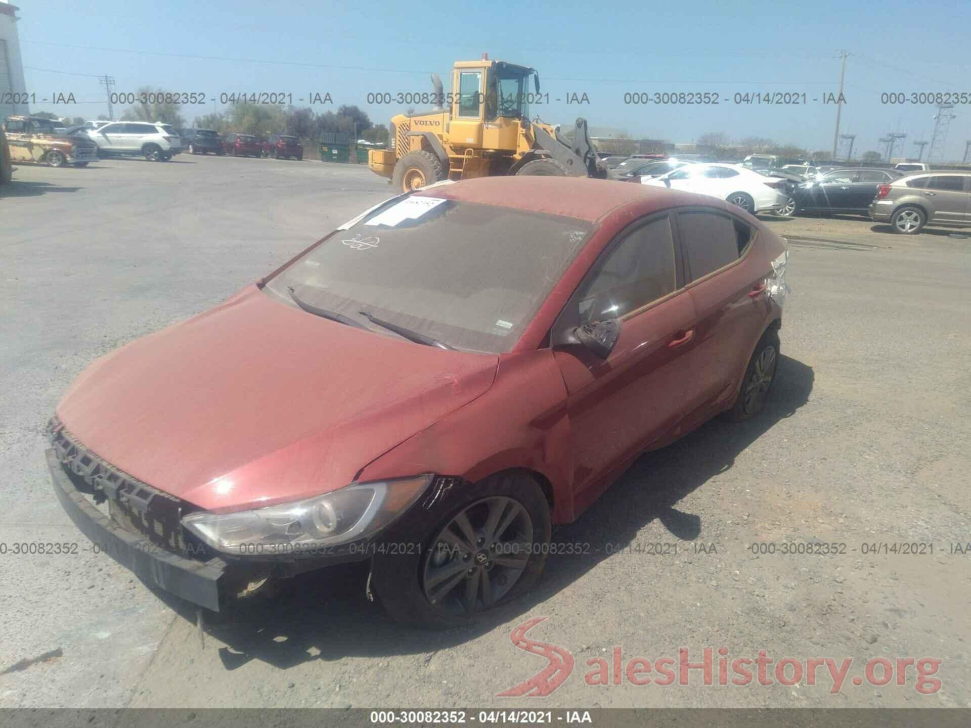 5NPD84LF3JH346002 2018 HYUNDAI ELANTRA