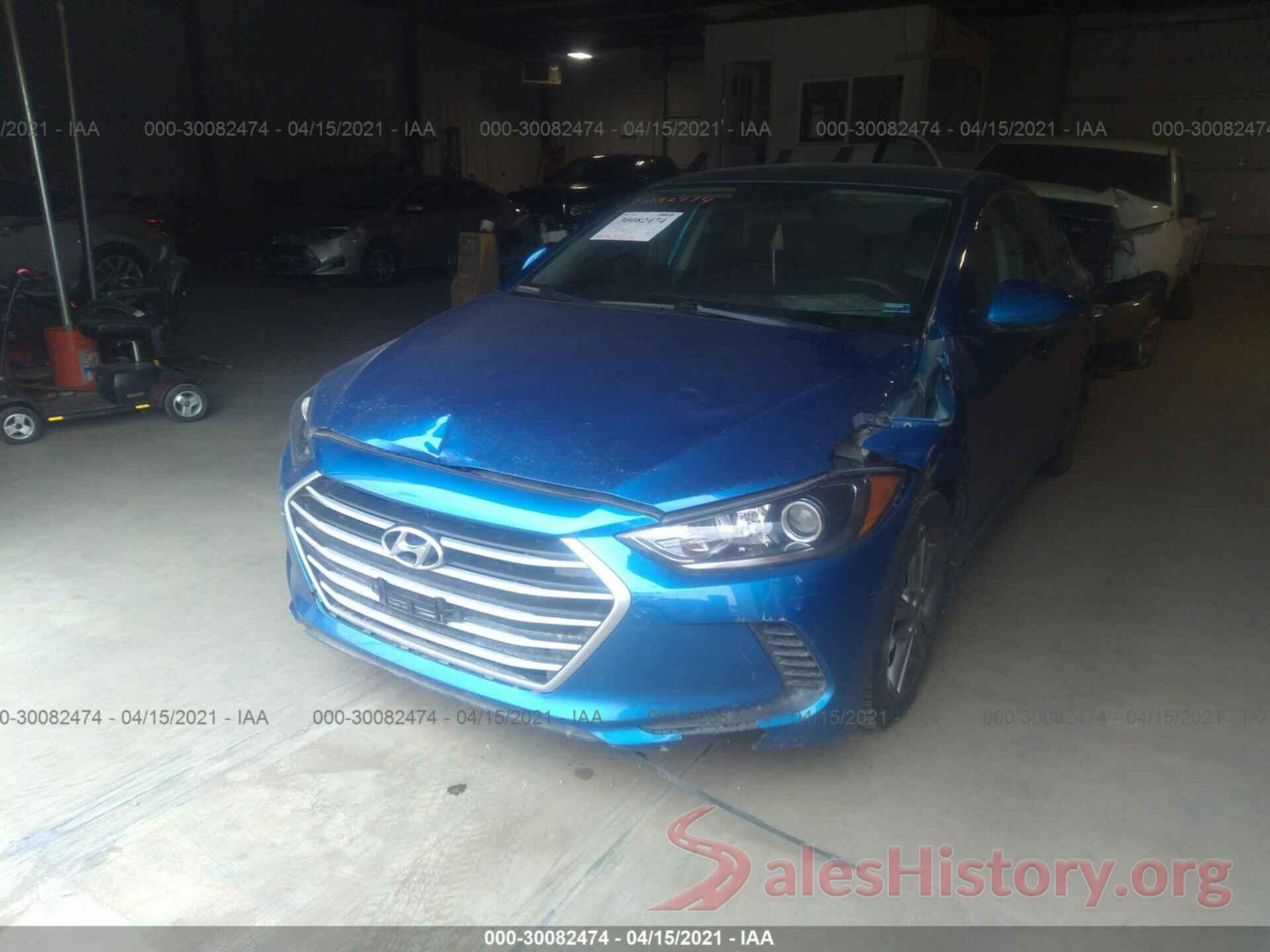 5NPD84LF7JH287634 2018 HYUNDAI ELANTRA