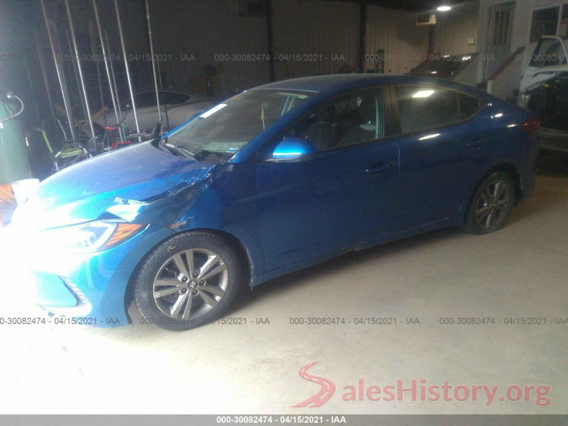 5NPD84LF7JH287634 2018 HYUNDAI ELANTRA