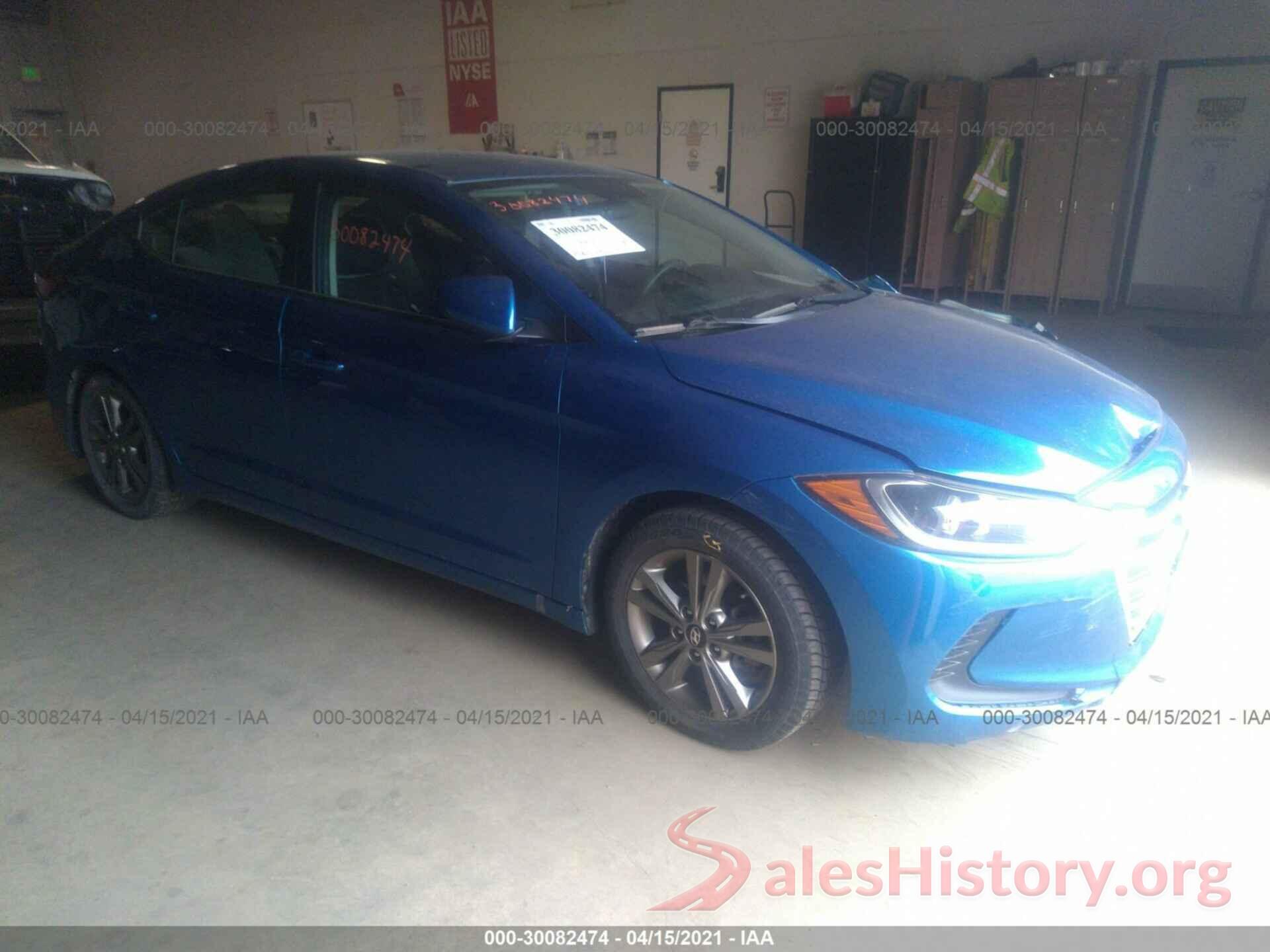 5NPD84LF7JH287634 2018 HYUNDAI ELANTRA