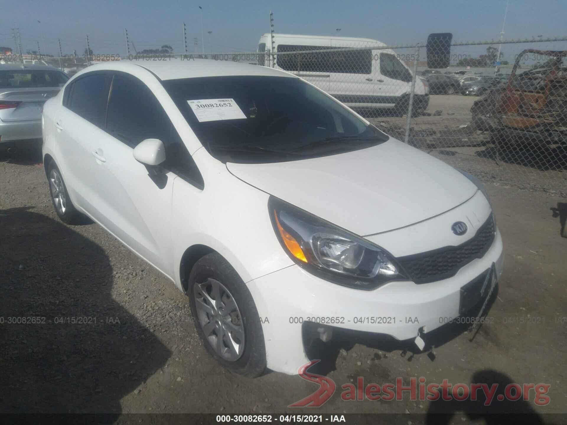 KNADM4A37G6675032 2016 KIA RIO