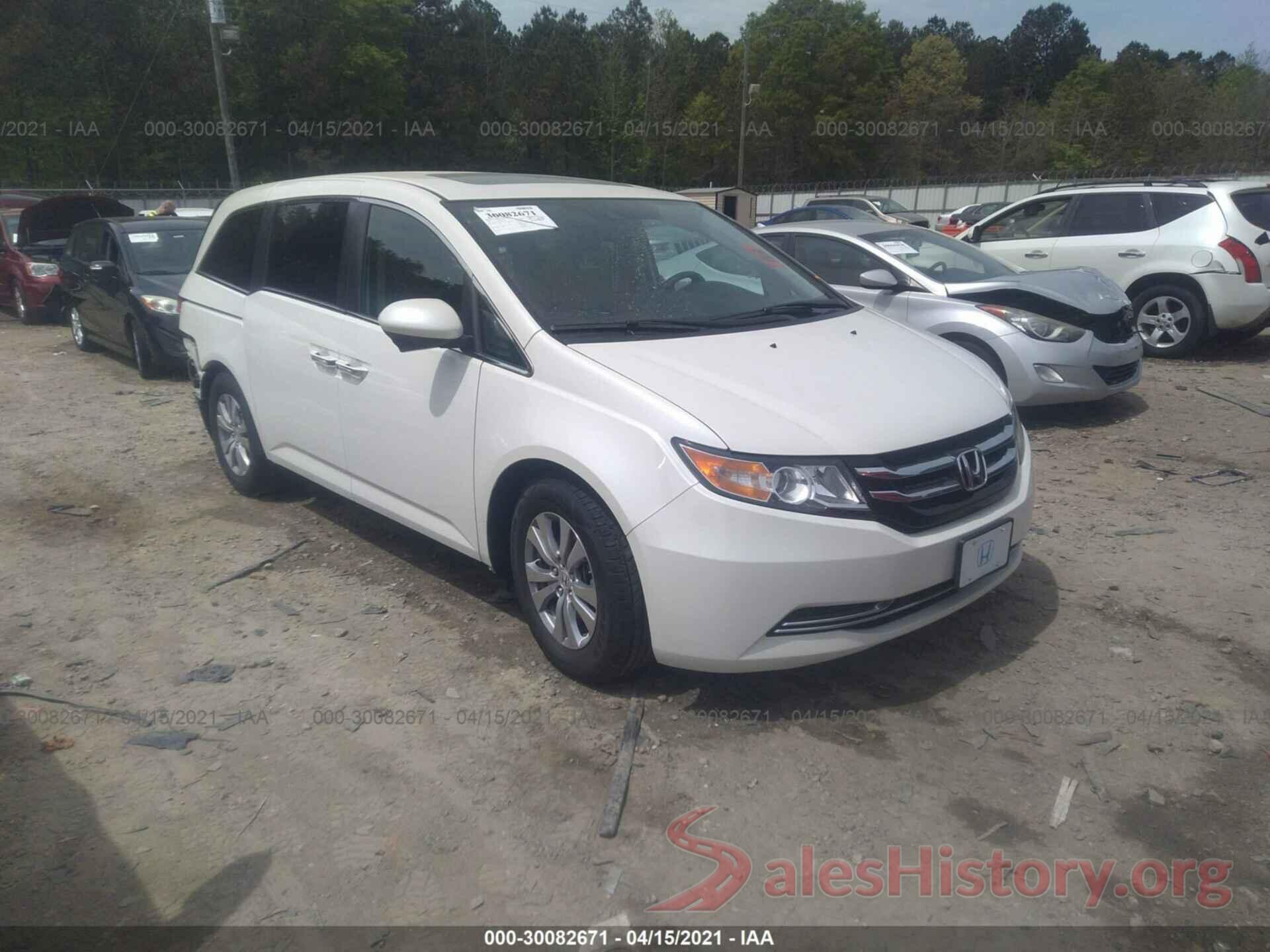 5FNRL5H65GB076717 2016 HONDA ODYSSEY