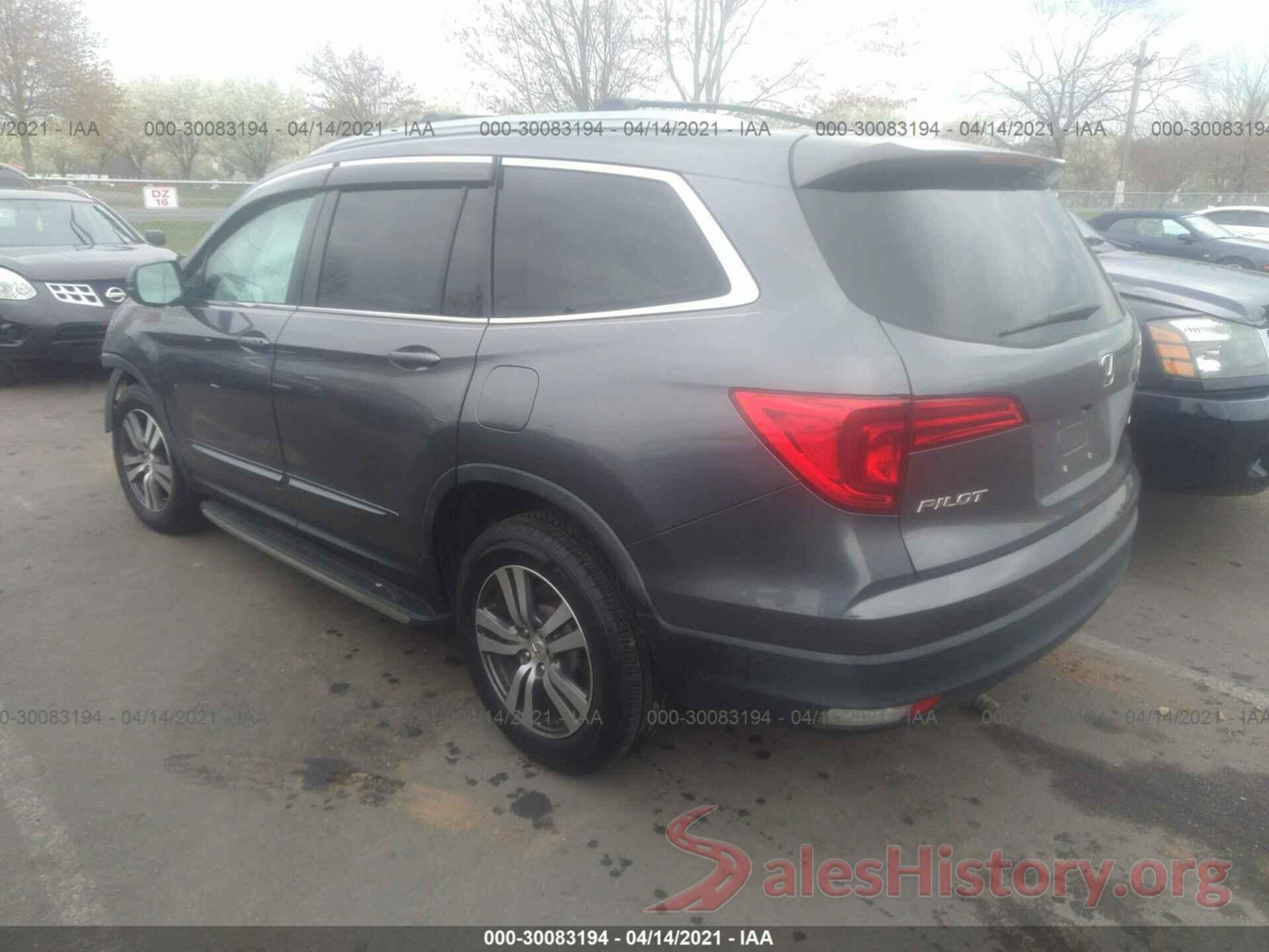 5FNYF6H53GB098165 2016 HONDA PILOT