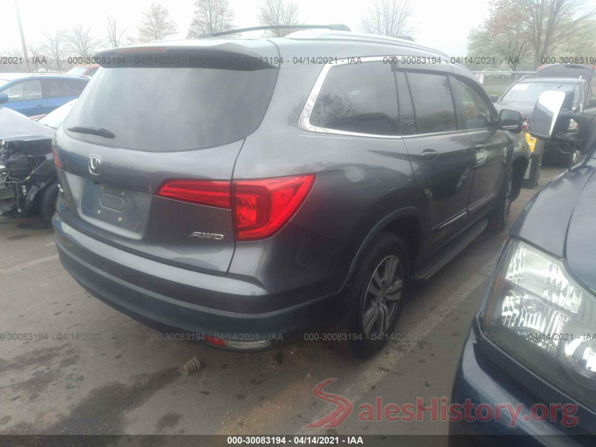 5FNYF6H53GB098165 2016 HONDA PILOT