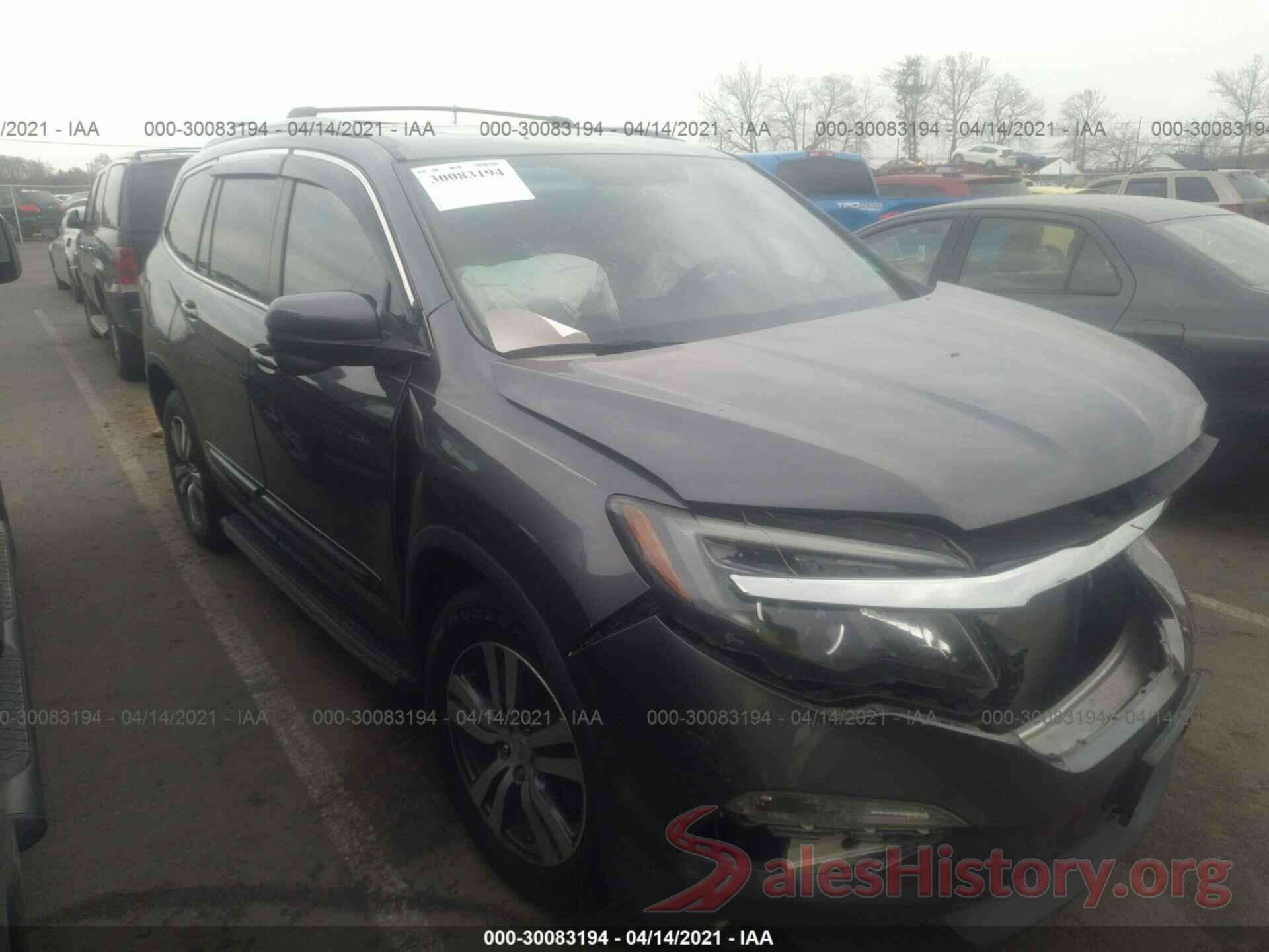 5FNYF6H53GB098165 2016 HONDA PILOT