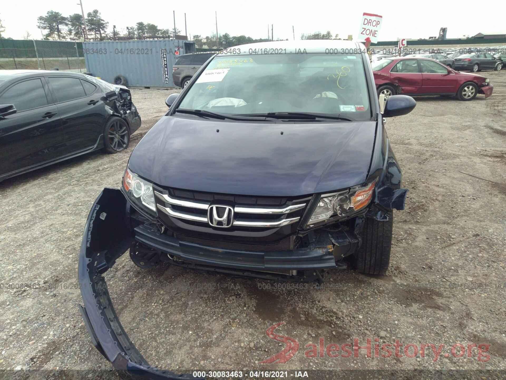 5FNRL5H3XGB103187 2016 HONDA ODYSSEY