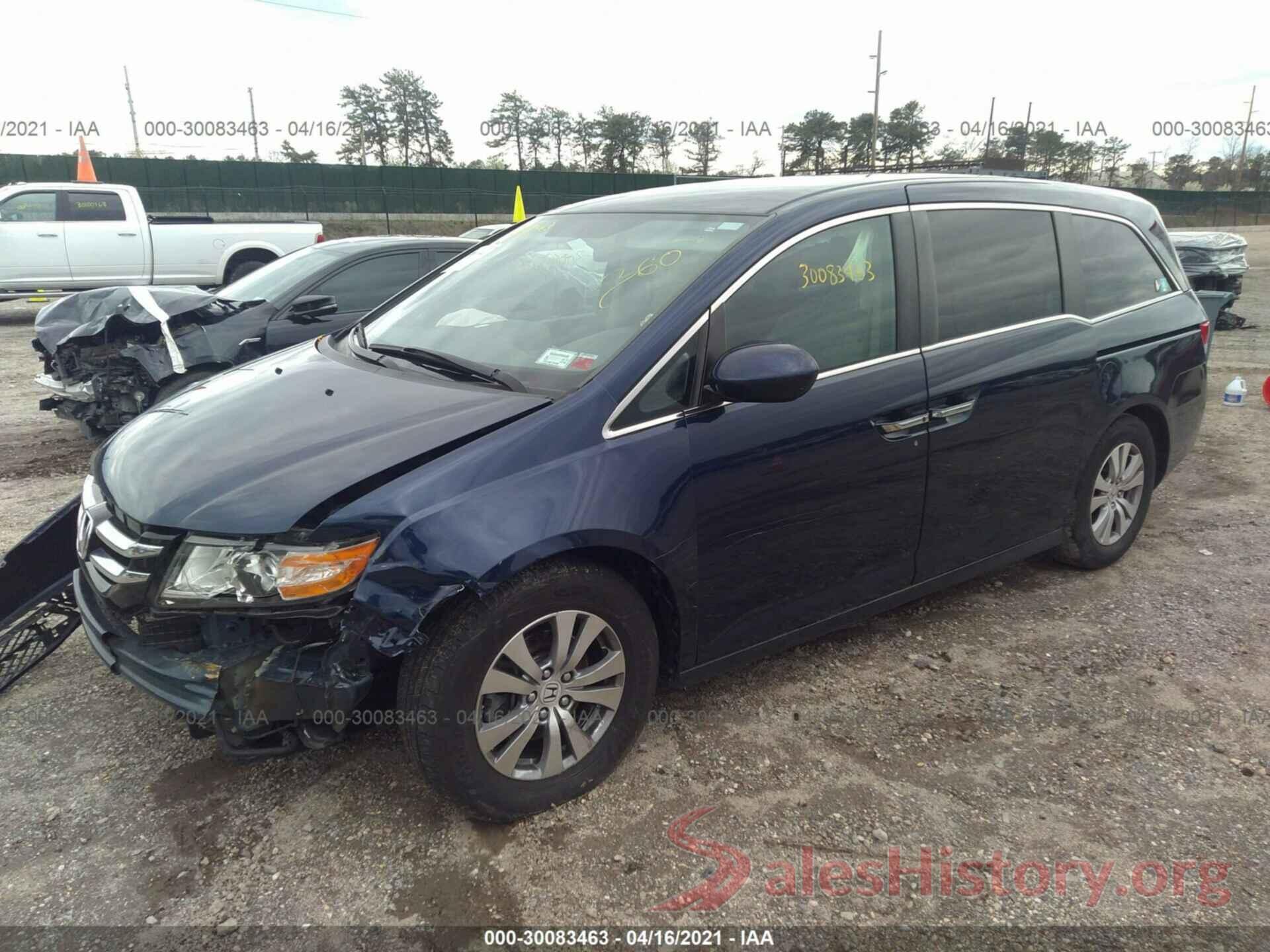 5FNRL5H3XGB103187 2016 HONDA ODYSSEY