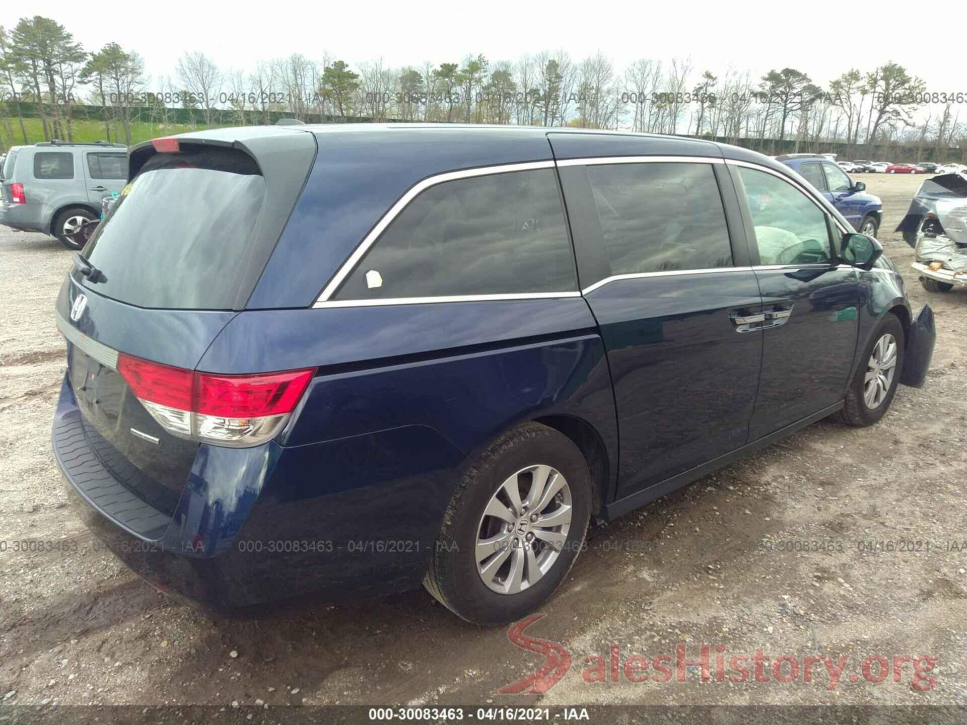 5FNRL5H3XGB103187 2016 HONDA ODYSSEY