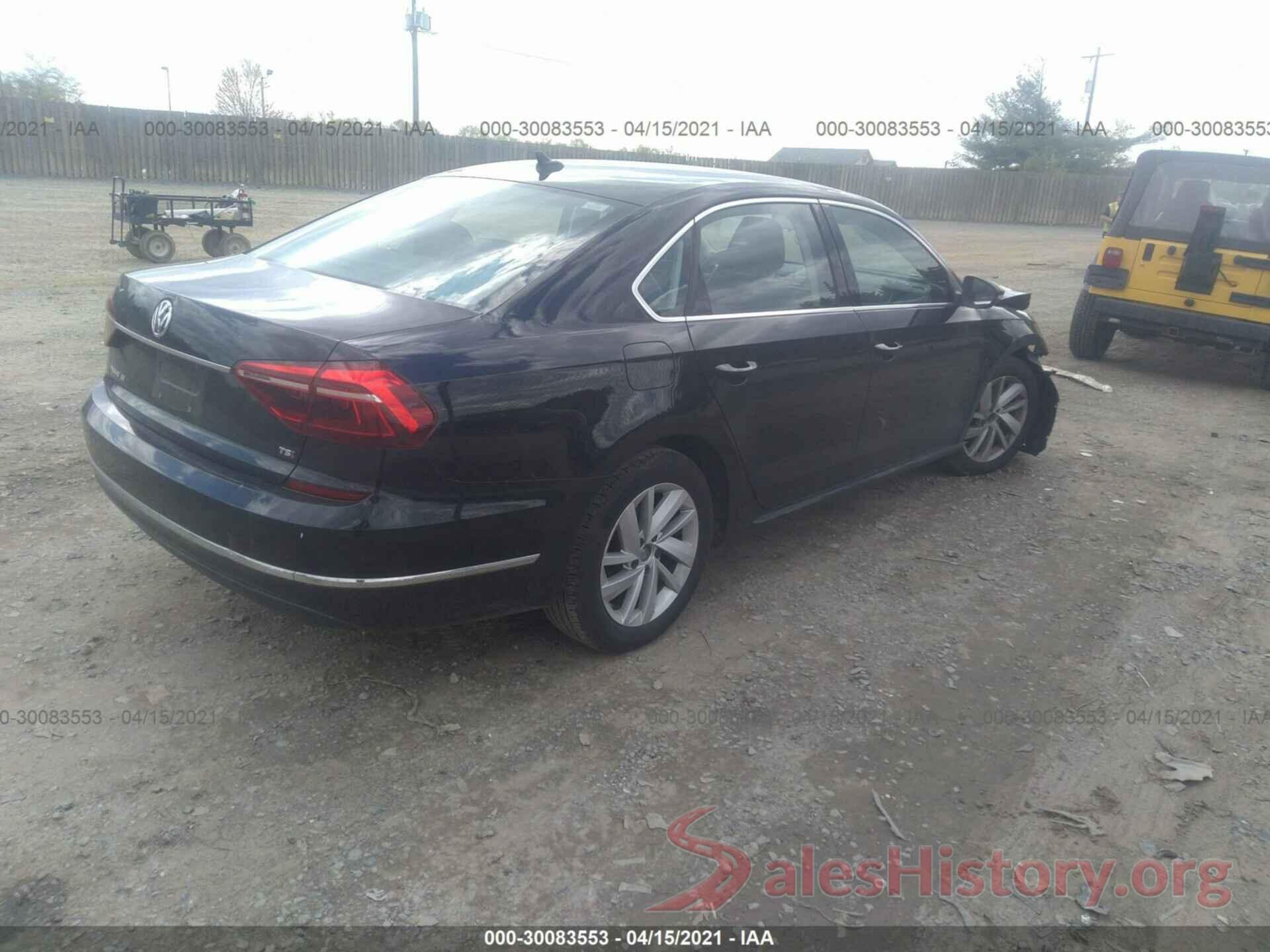 1VWBA7A3XJC023810 2018 VOLKSWAGEN PASSAT