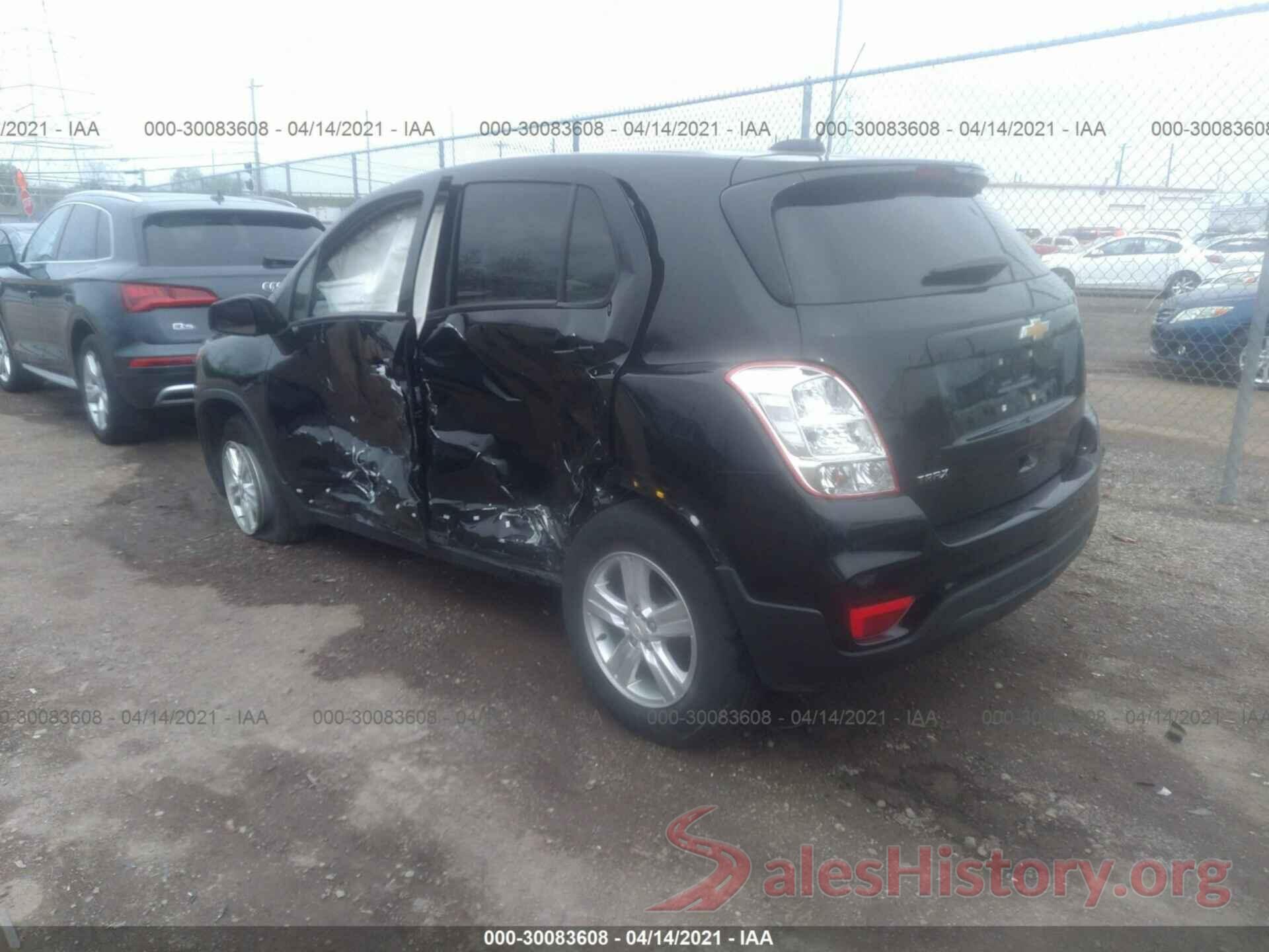 KL7CJKSB2LB086454 2020 CHEVROLET TRAX