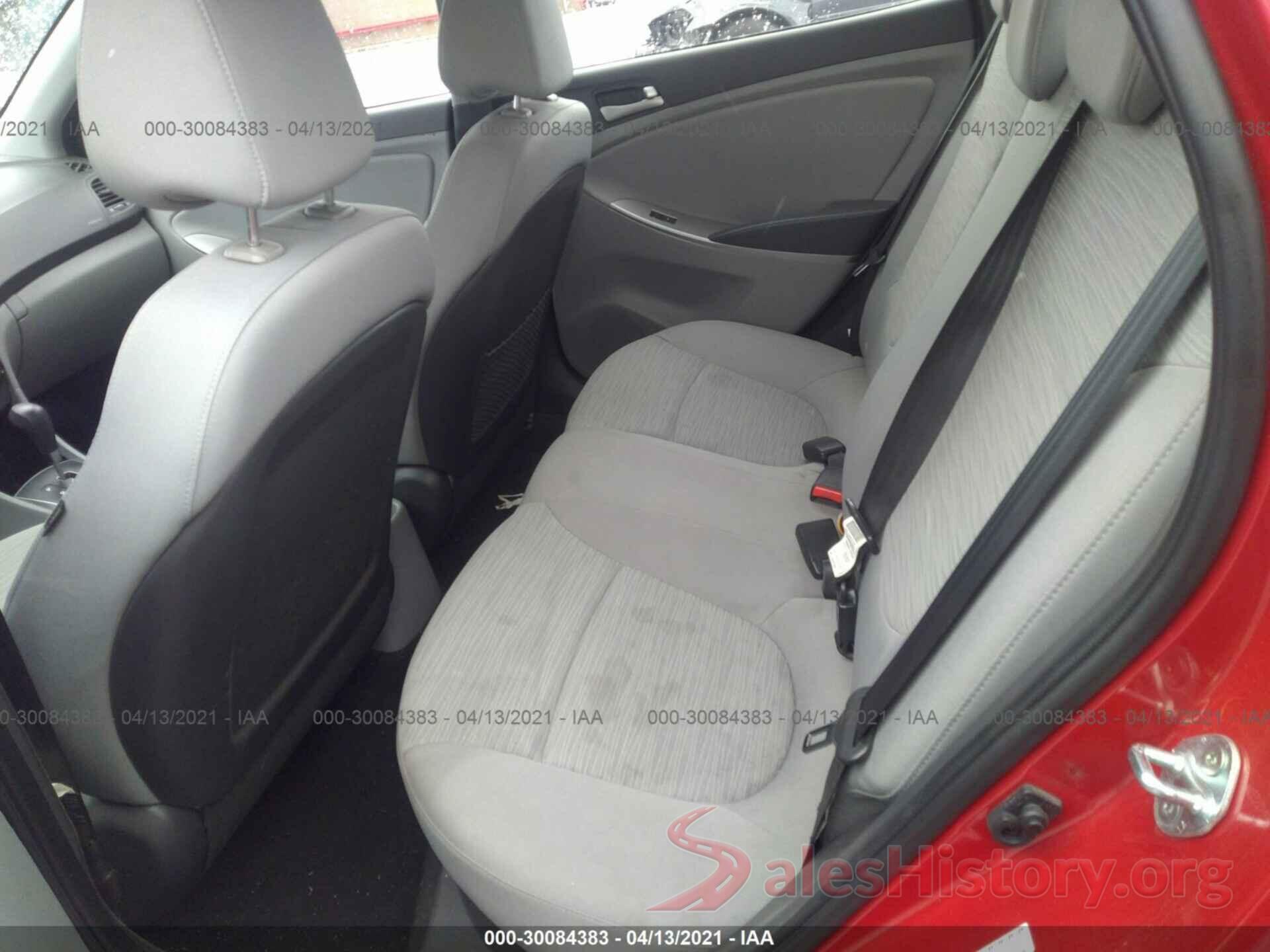 KMHCT4AEXGU106167 2016 HYUNDAI ACCENT