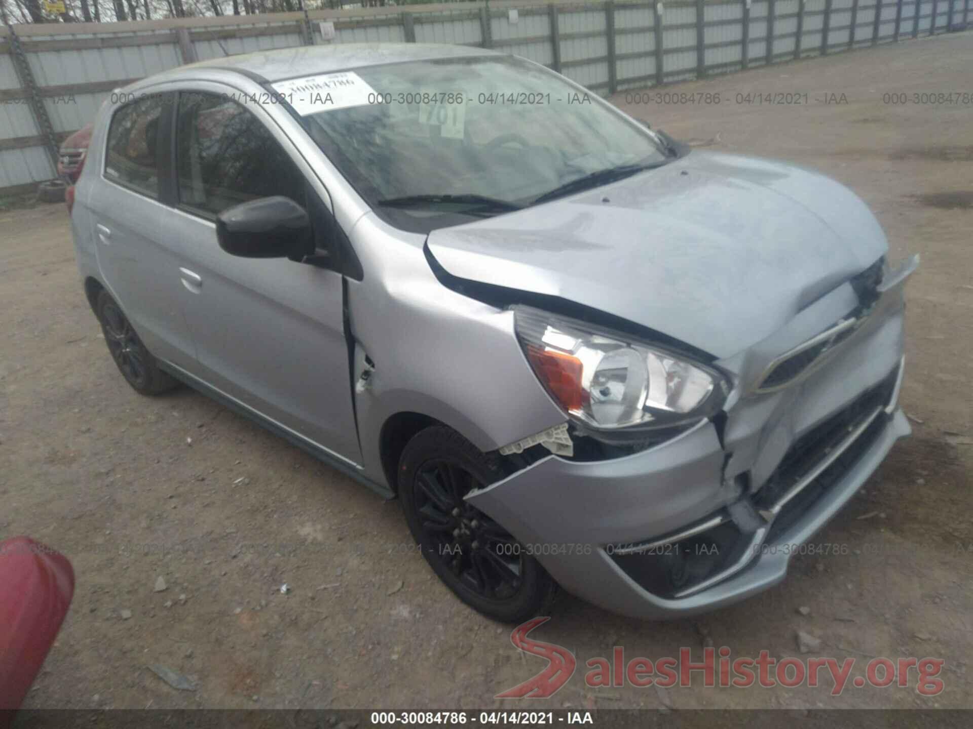 ML32A5HJ7KH016154 2019 MITSUBISHI MIRAGE