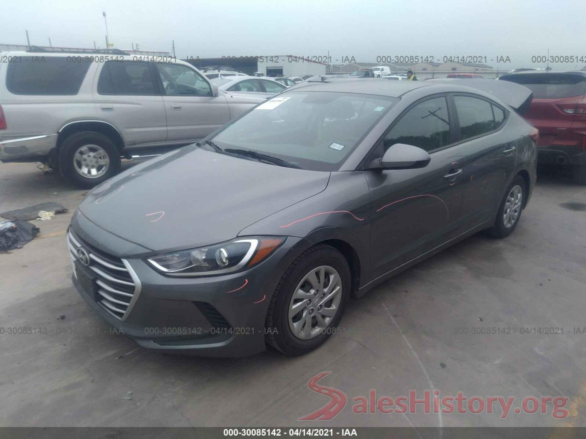 KMHD74LF6HU095832 2017 HYUNDAI ELANTRA