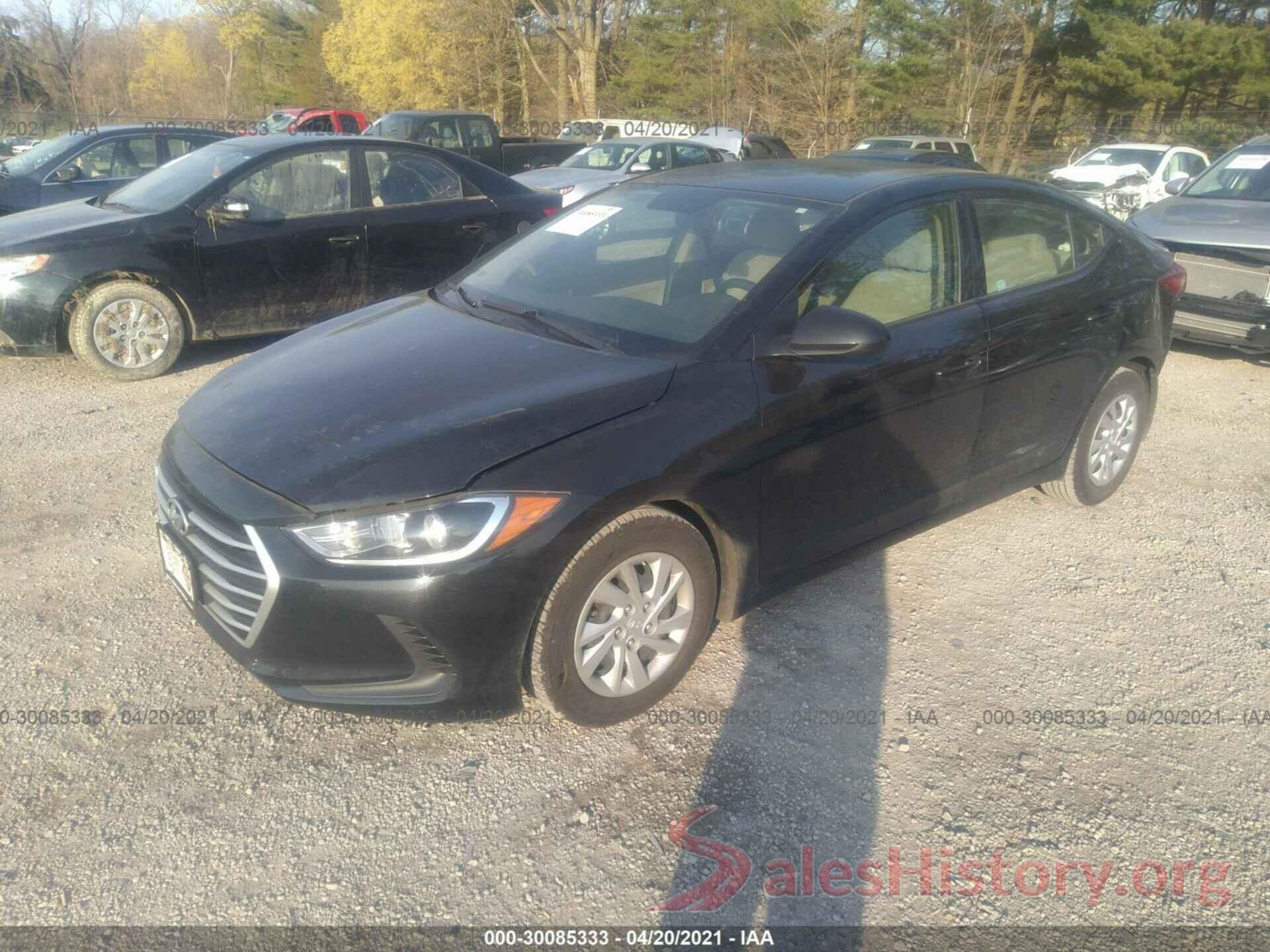 5NPD74LF0HH168630 2017 HYUNDAI ELANTRA