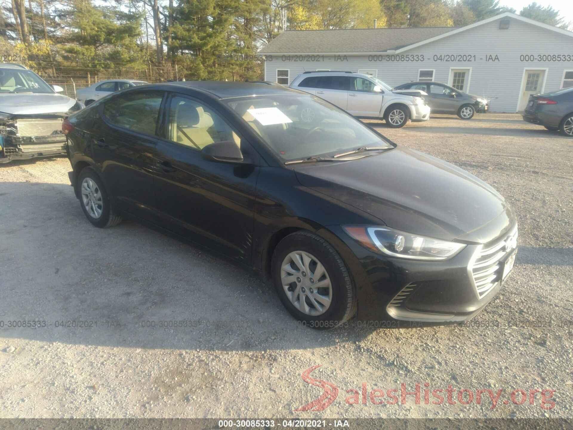 5NPD74LF0HH168630 2017 HYUNDAI ELANTRA