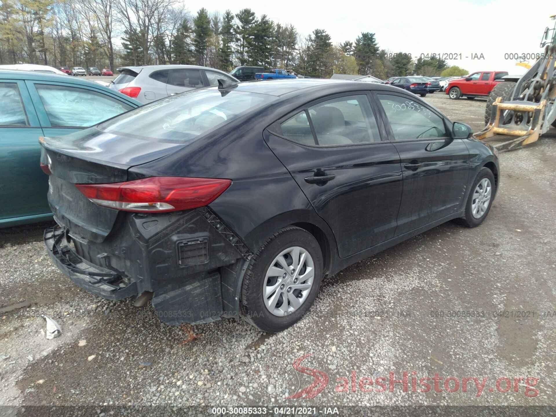 5NPD74LF0HH168630 2017 HYUNDAI ELANTRA