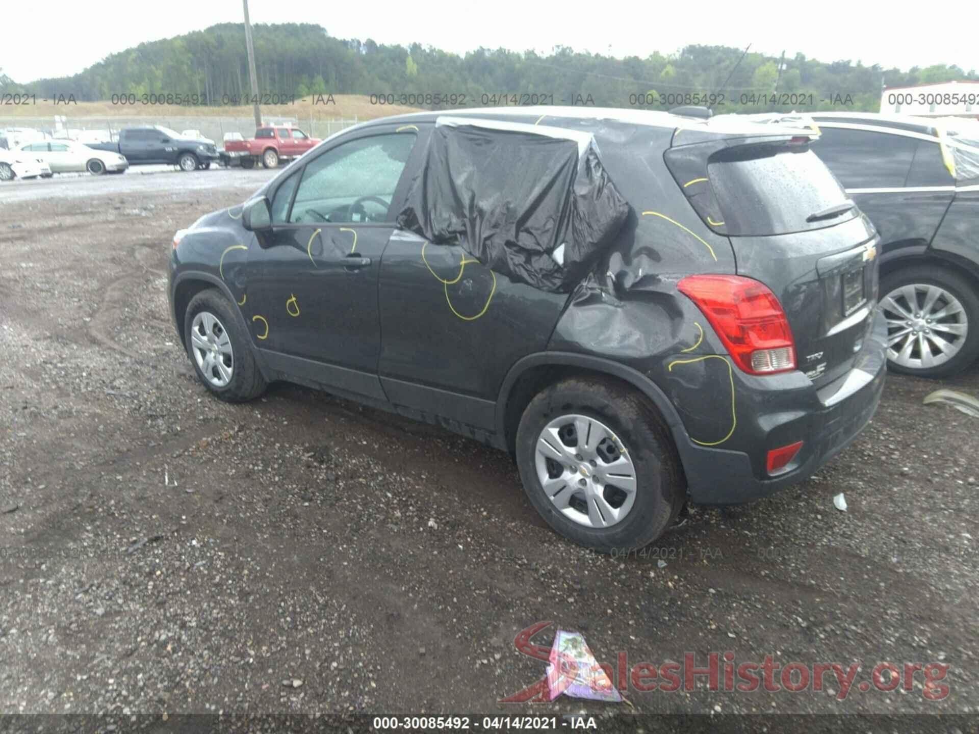 3GNCJKSB0KL185443 2019 CHEVROLET TRAX