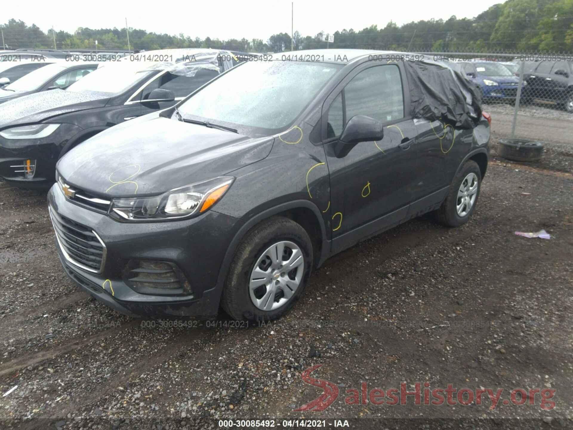 3GNCJKSB0KL185443 2019 CHEVROLET TRAX