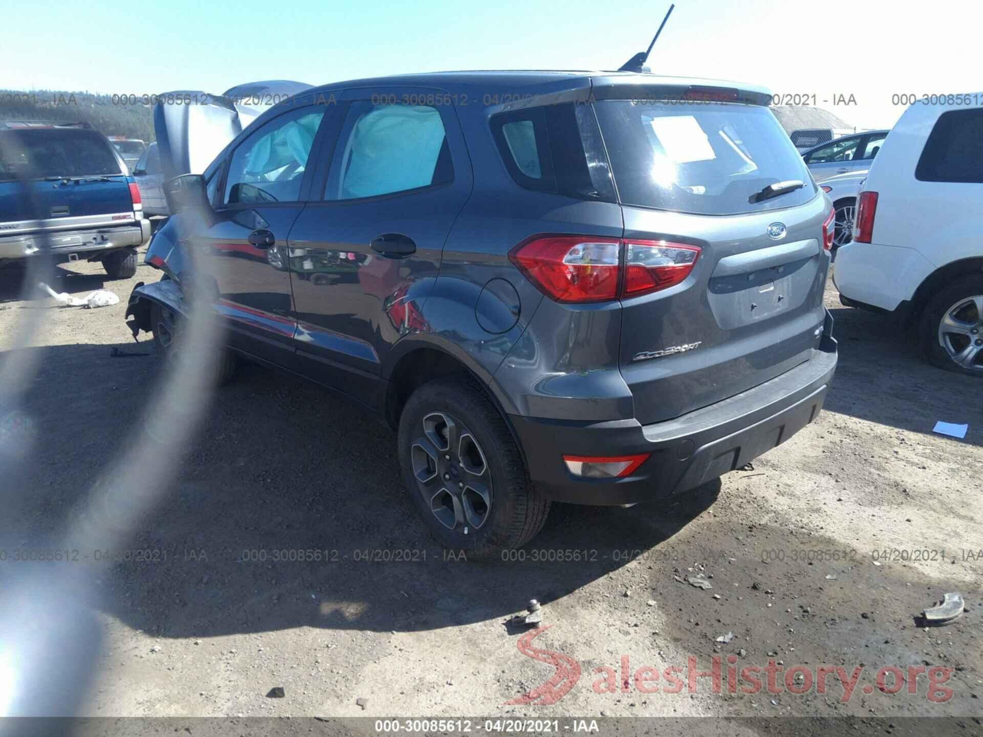 MAJ6S3FL2MC409425 2021 FORD ECOSPORT