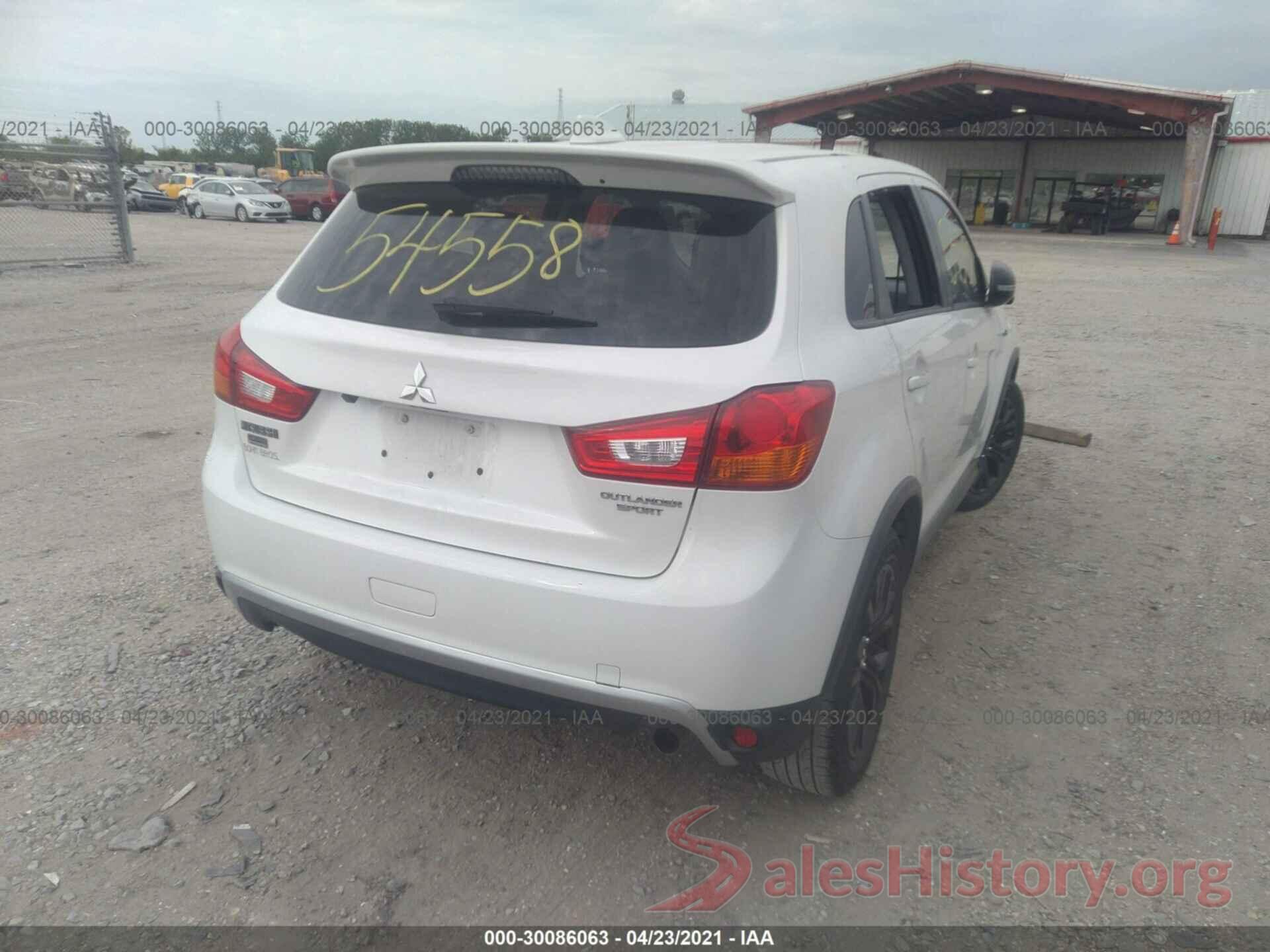 JA4AP3AU2HZ034459 2017 MITSUBISHI OUTLANDER SPORT