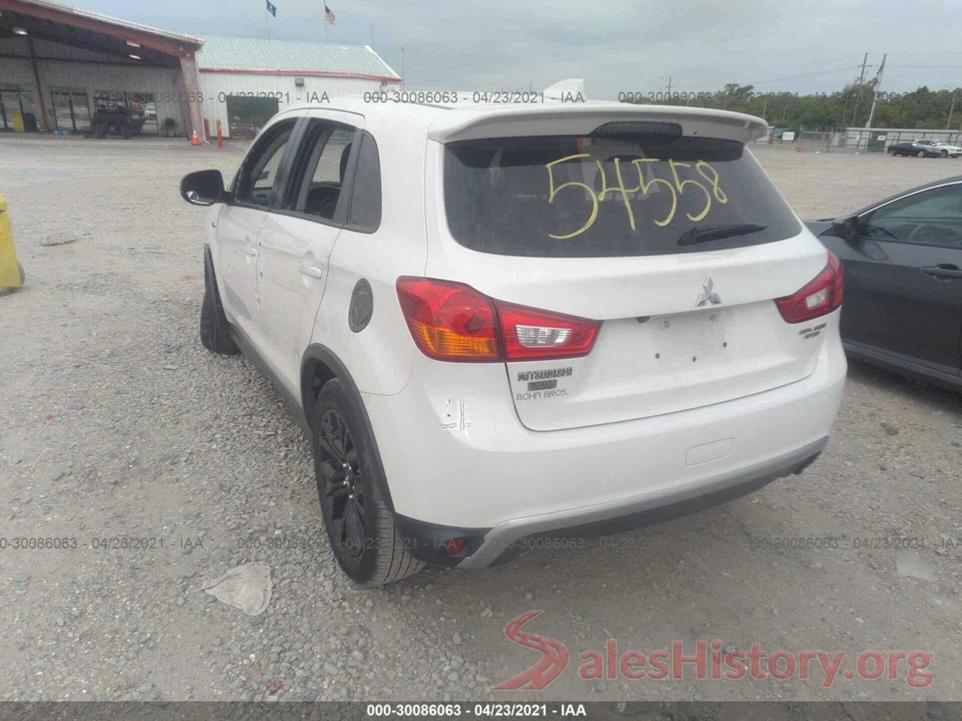 JA4AP3AU2HZ034459 2017 MITSUBISHI OUTLANDER SPORT