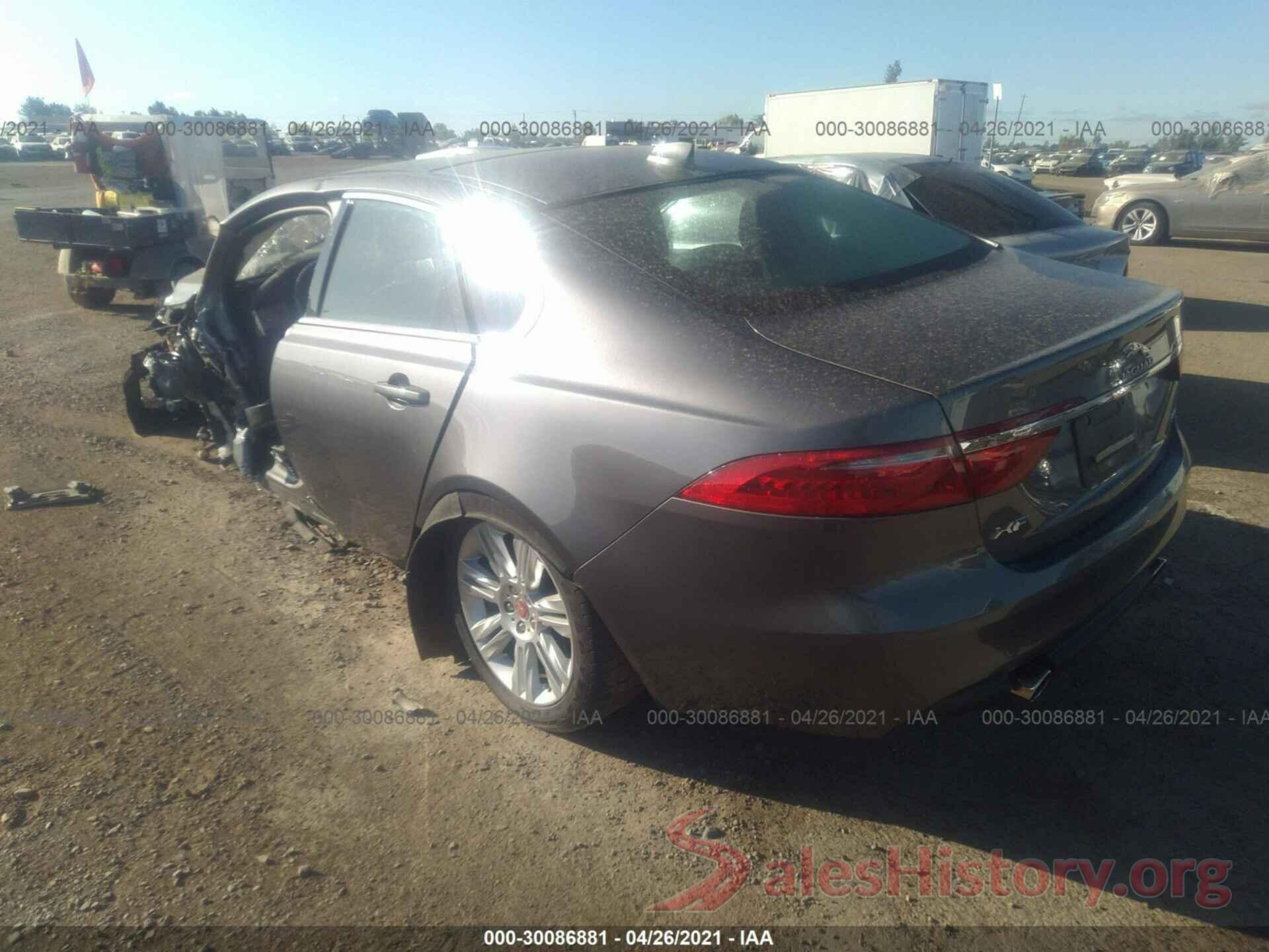 SAJBD4BV0GCY22529 2016 JAGUAR XF