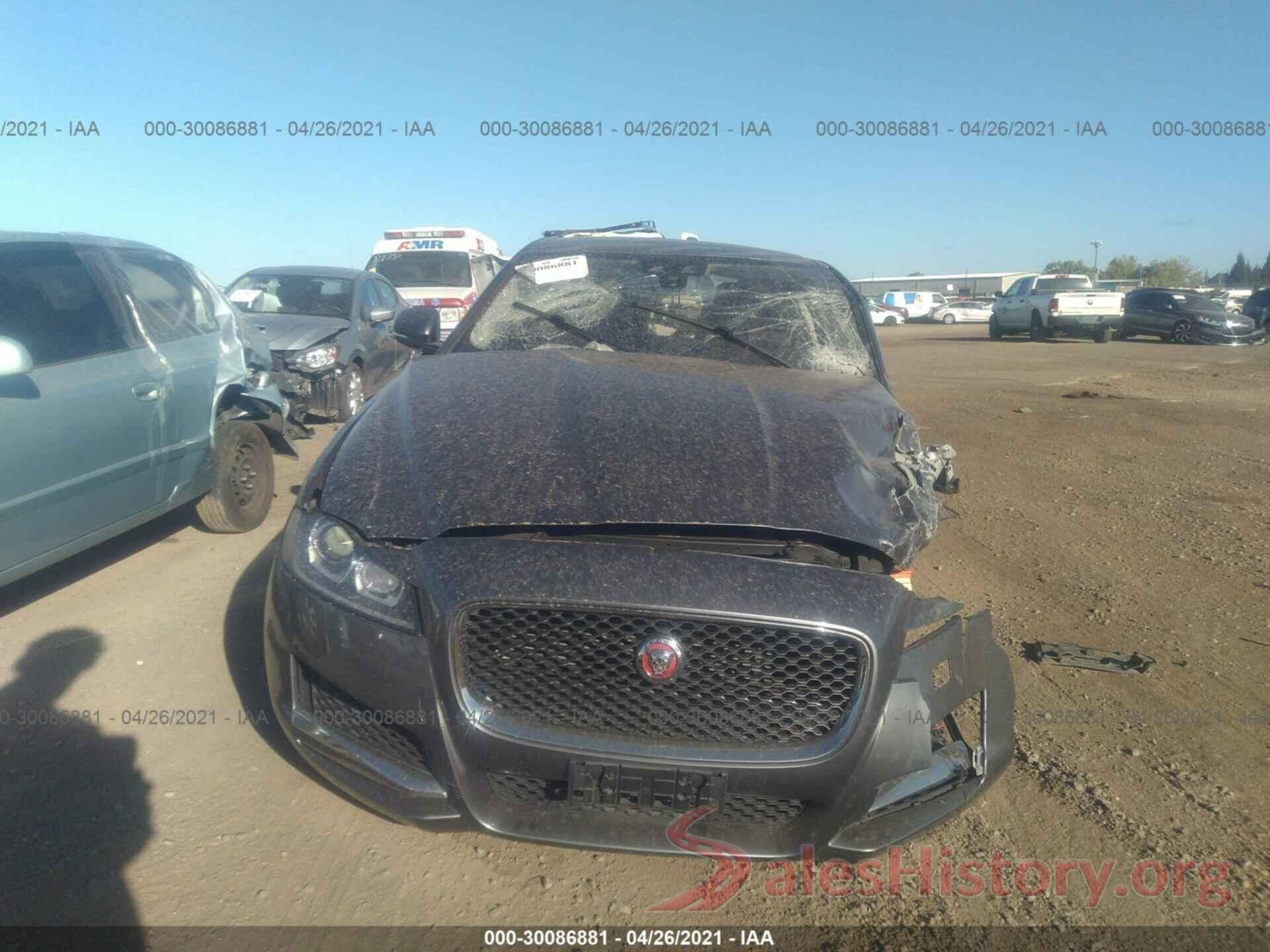 SAJBD4BV0GCY22529 2016 JAGUAR XF