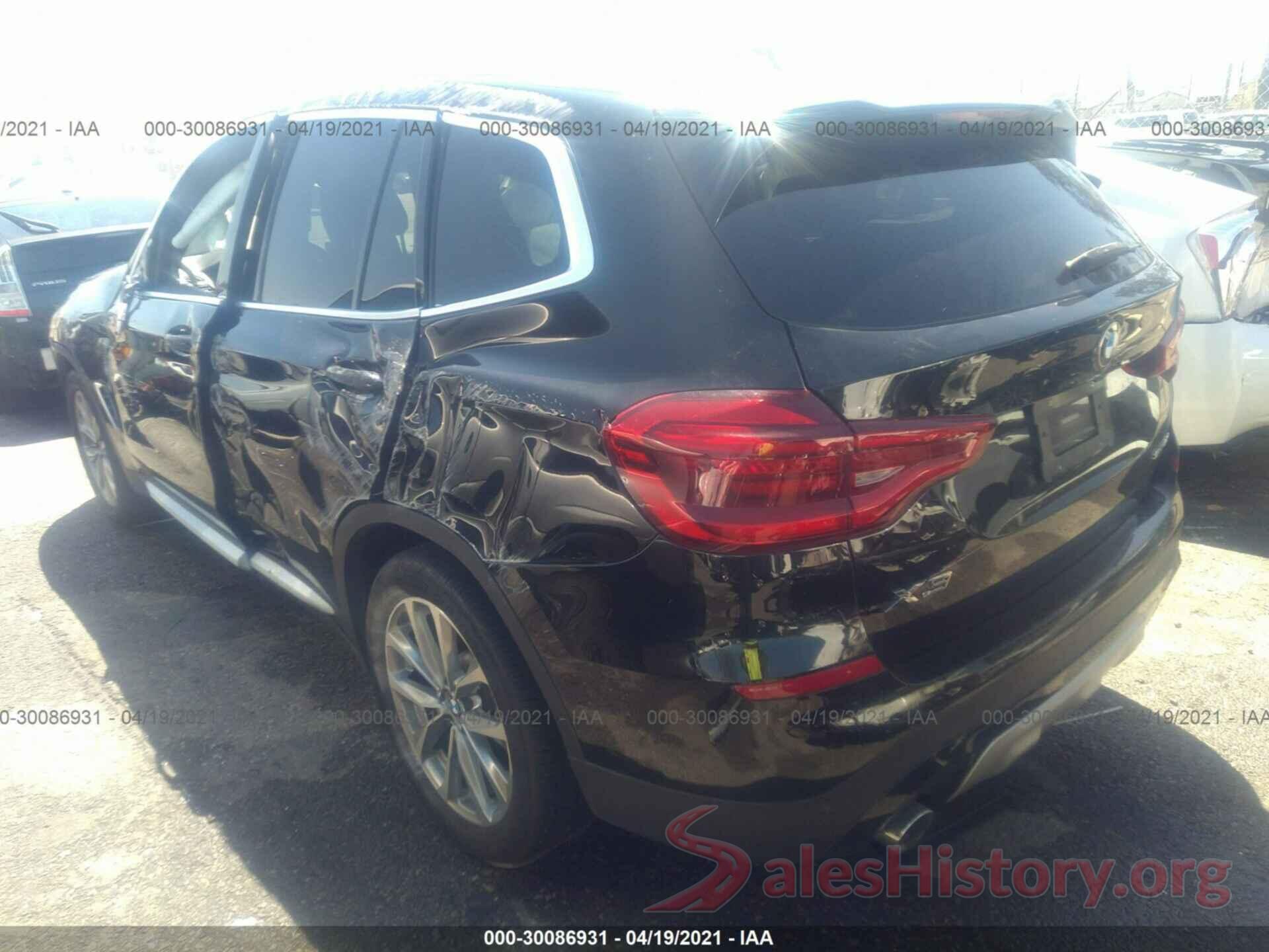 5UXTR7C54KLE96281 2019 BMW X3