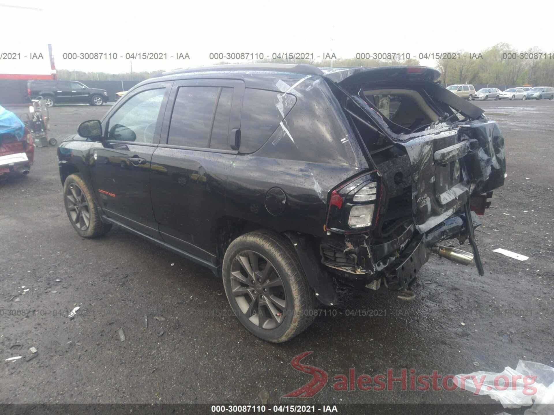 1C4NJDBB5GD707168 2016 JEEP COMPASS