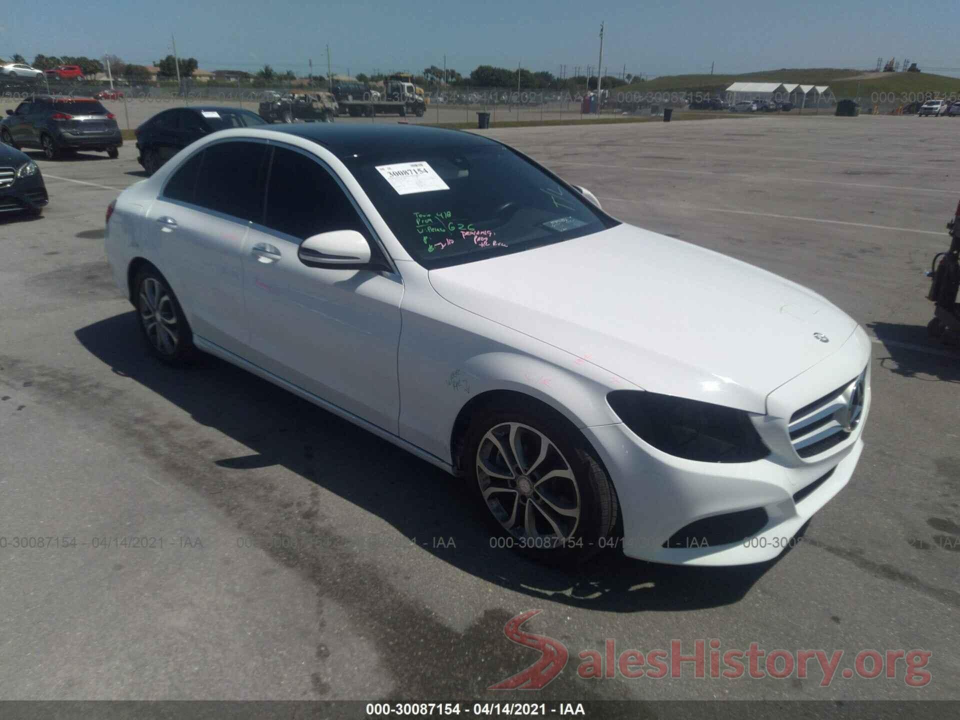 55SWF4JB6GU106737 2016 MERCEDES-BENZ C-CLASS