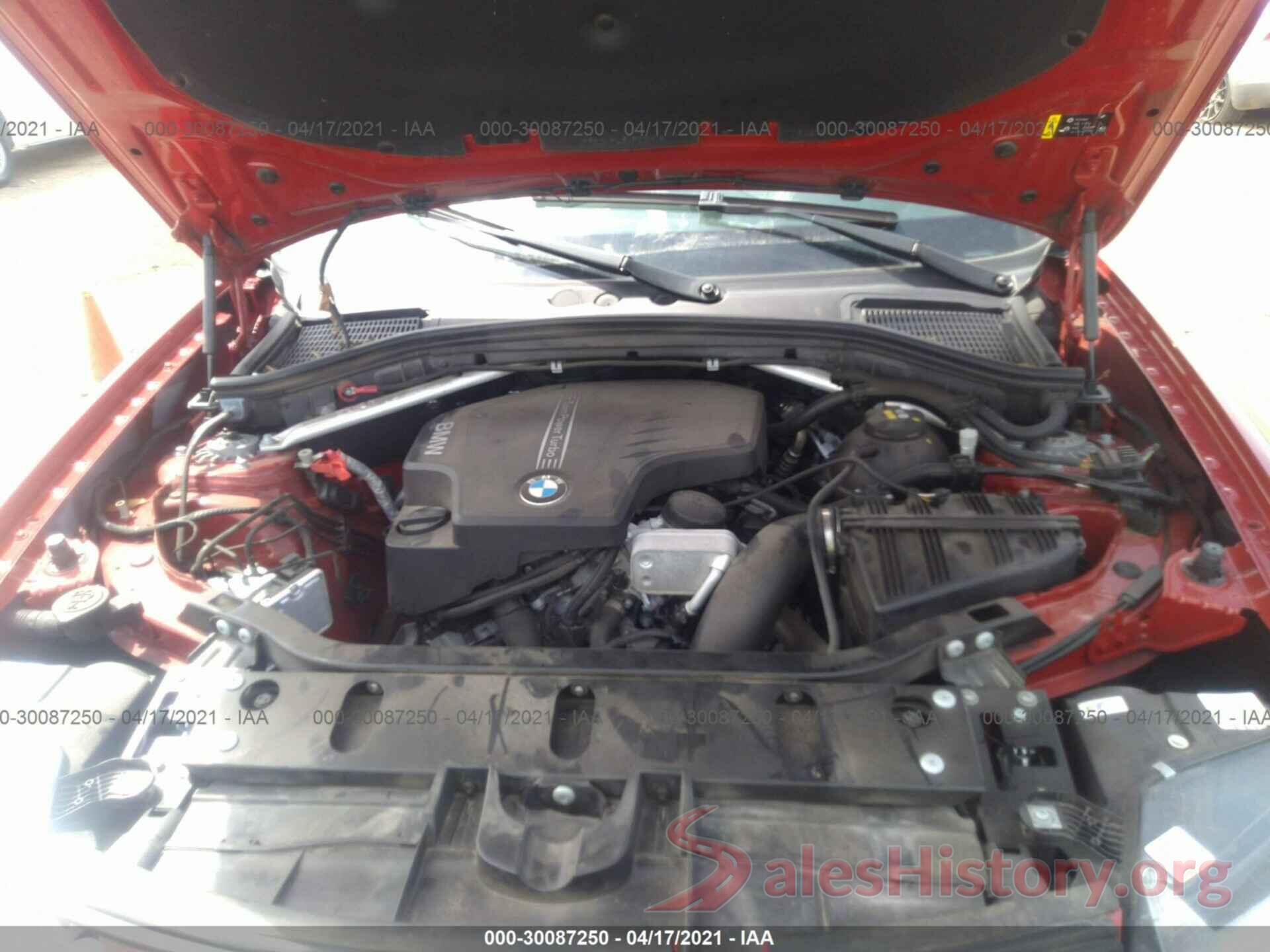 5UXWZ7C32H0V89321 2017 BMW X3